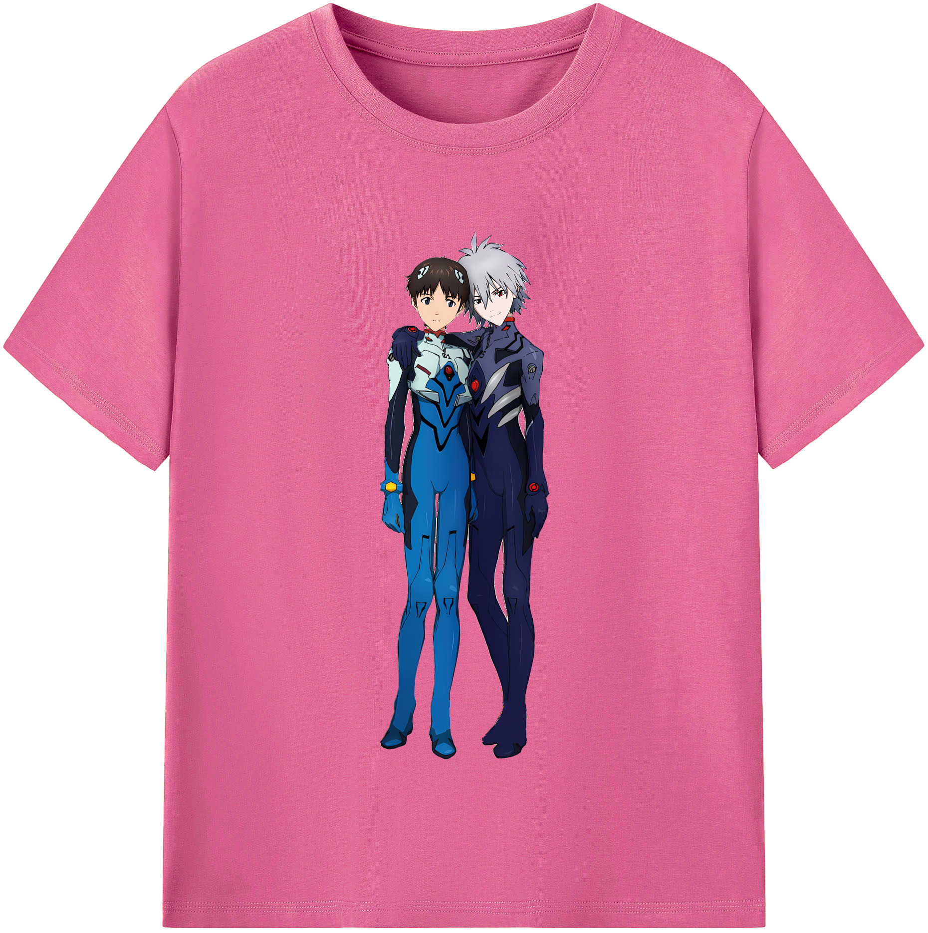 （画像用） EVA 新世紀エヴァンゲリオン レディースカジュアルプリントTシャツ（綿100％）