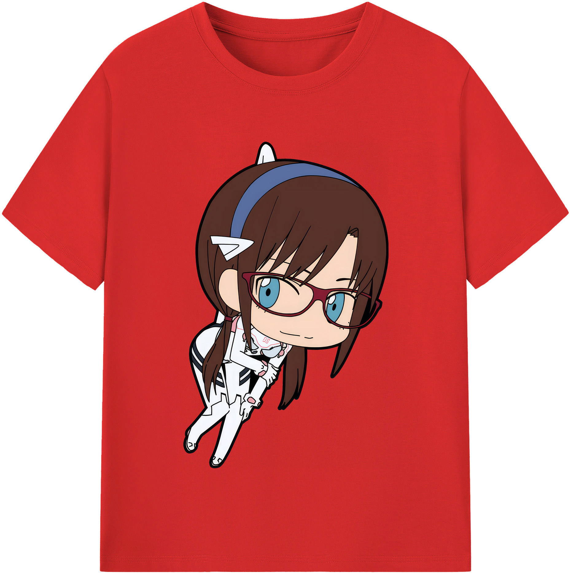 （画像用） EVA 新世紀エヴァンゲリオン レディースカジュアルプリントTシャツ（綿100％）