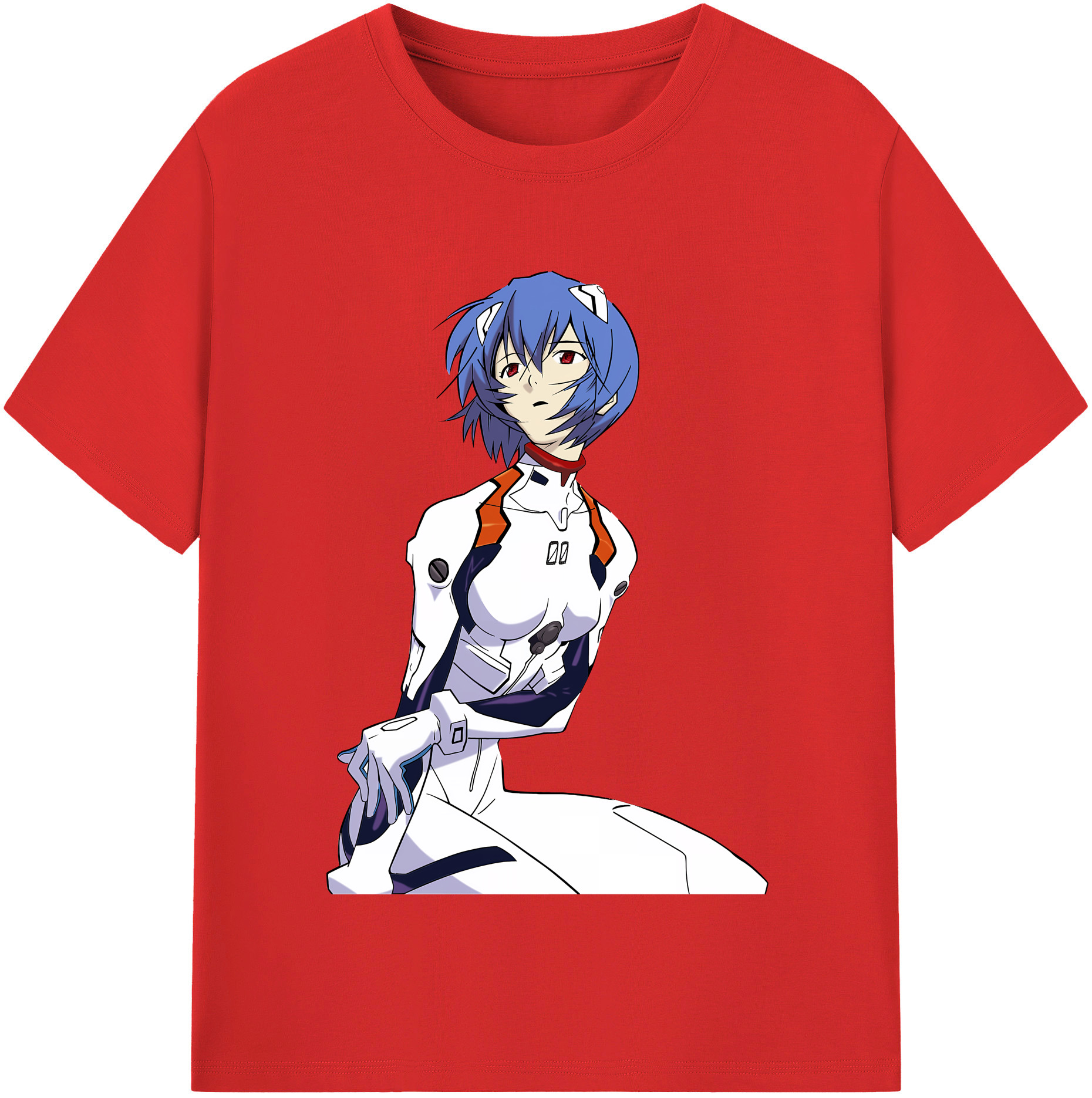 （画像用） EVA 新世紀エヴァンゲリオン レディースカジュアルプリントTシャツ（綿100％）