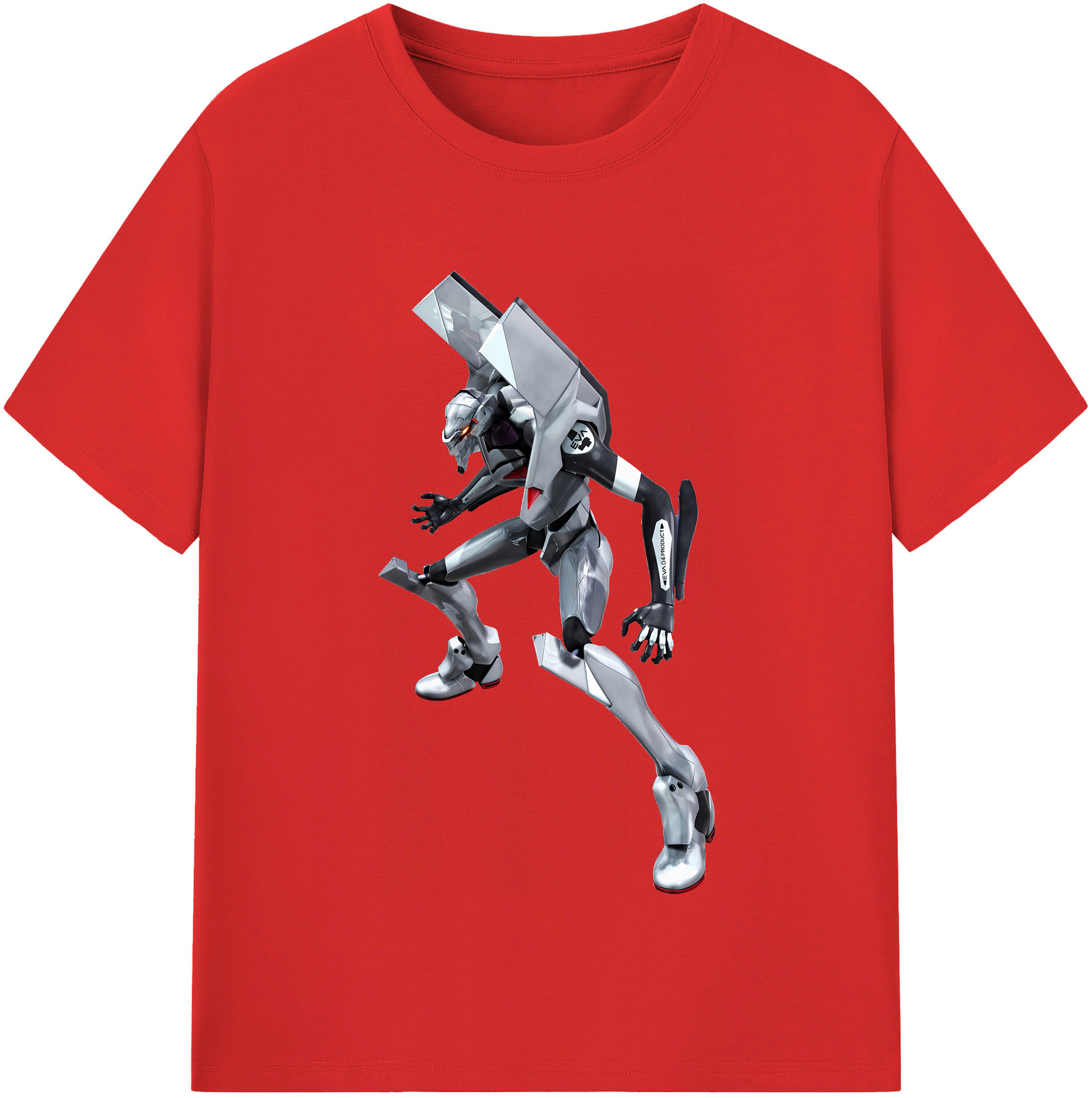 （画像用） EVA 新世紀エヴァンゲリオン レディースカジュアルプリントTシャツ（綿100％）