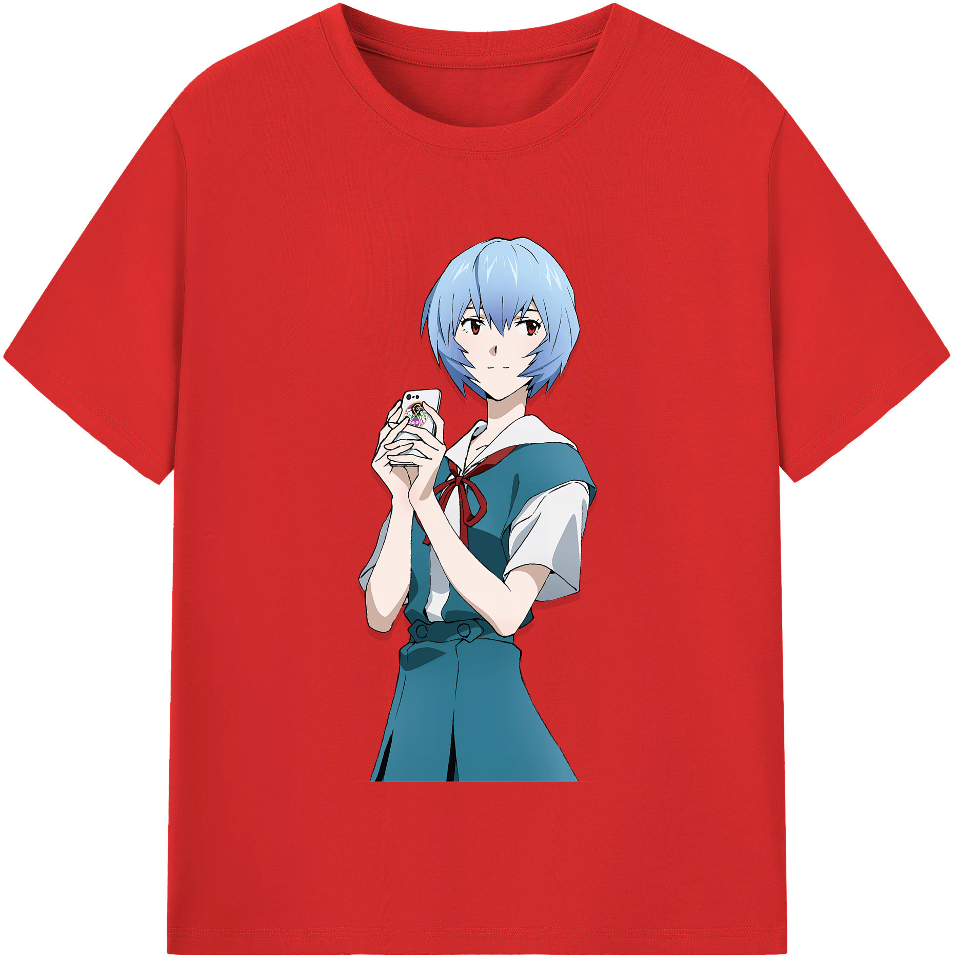 （画像用） EVA 新世紀エヴァンゲリオン レディースカジュアルプリントTシャツ（綿100％）