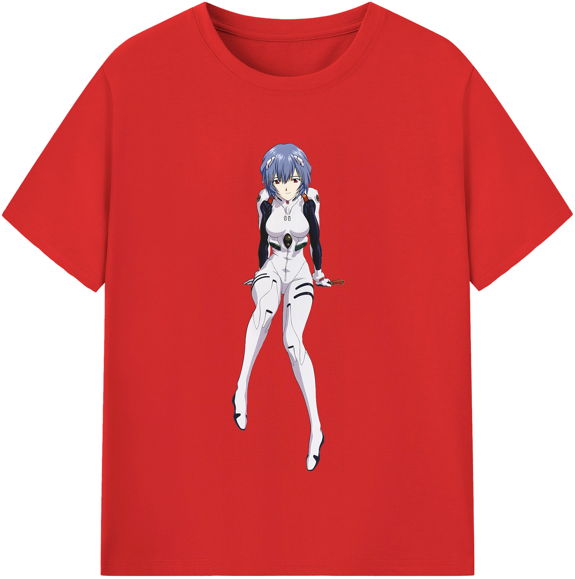 （画像用） EVA 新世紀エヴァンゲリオン レディースカジュアルプリントTシャツ（綿100％）