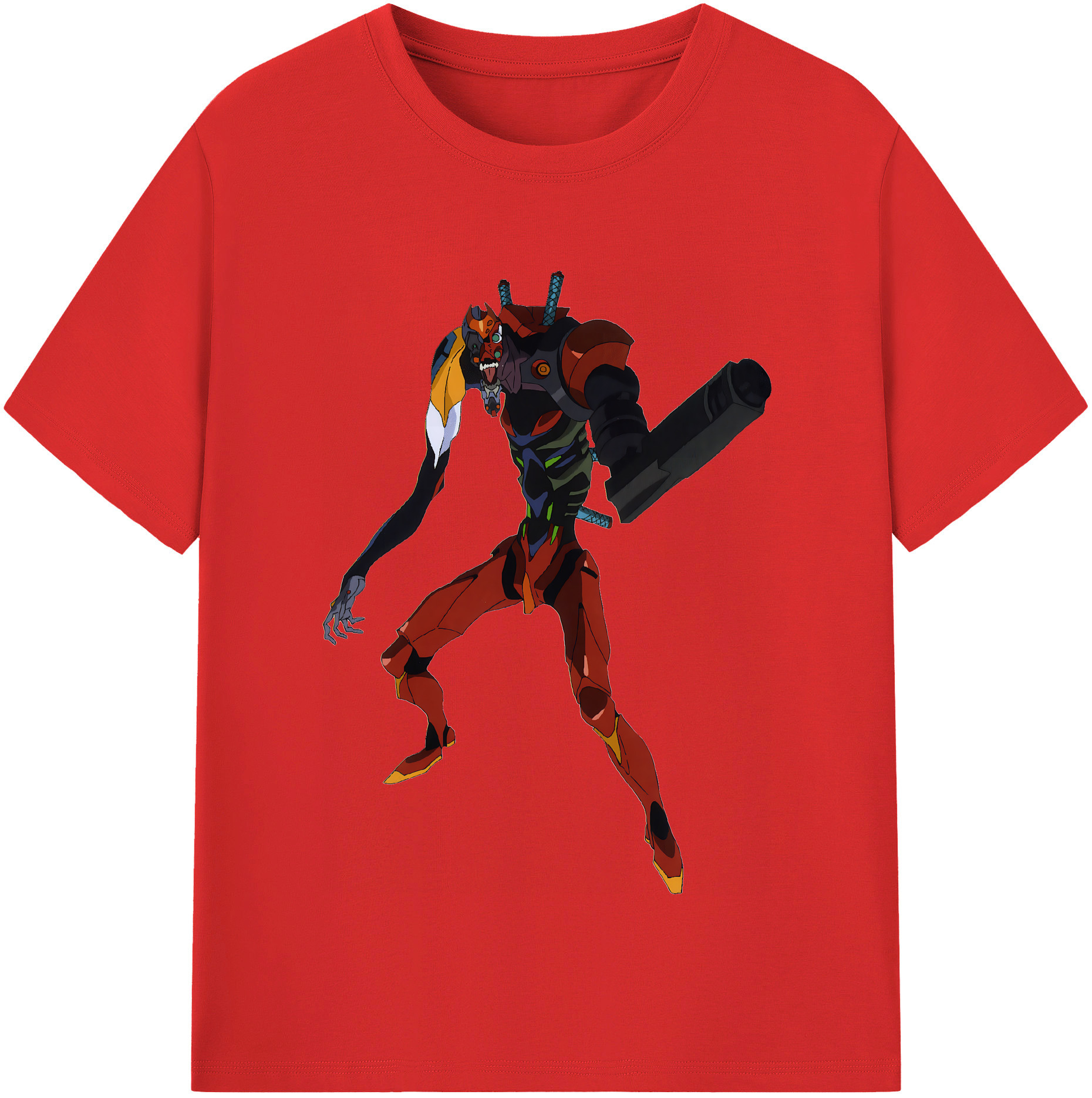 （画像用） EVA 新世紀エヴァンゲリオン レディースカジュアルプリントTシャツ（綿100％）
