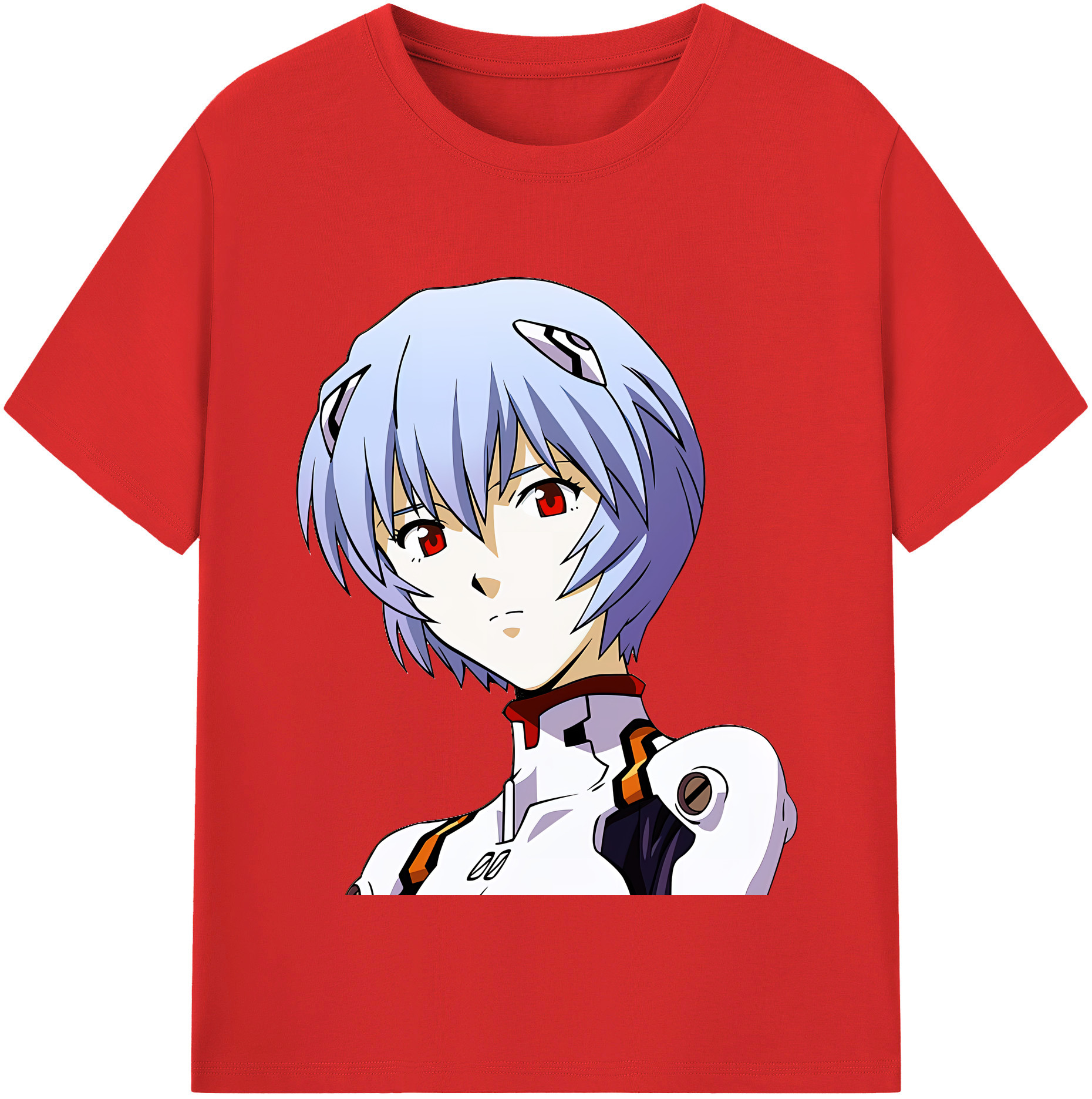 （画像用） EVA 新世紀エヴァンゲリオン レディースカジュアルプリントTシャツ（綿100％）