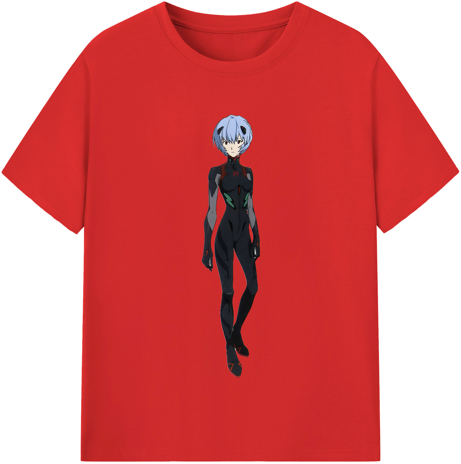 （画像用） EVA 新世紀エヴァンゲリオン レディースカジュアルプリントTシャツ（綿100％）