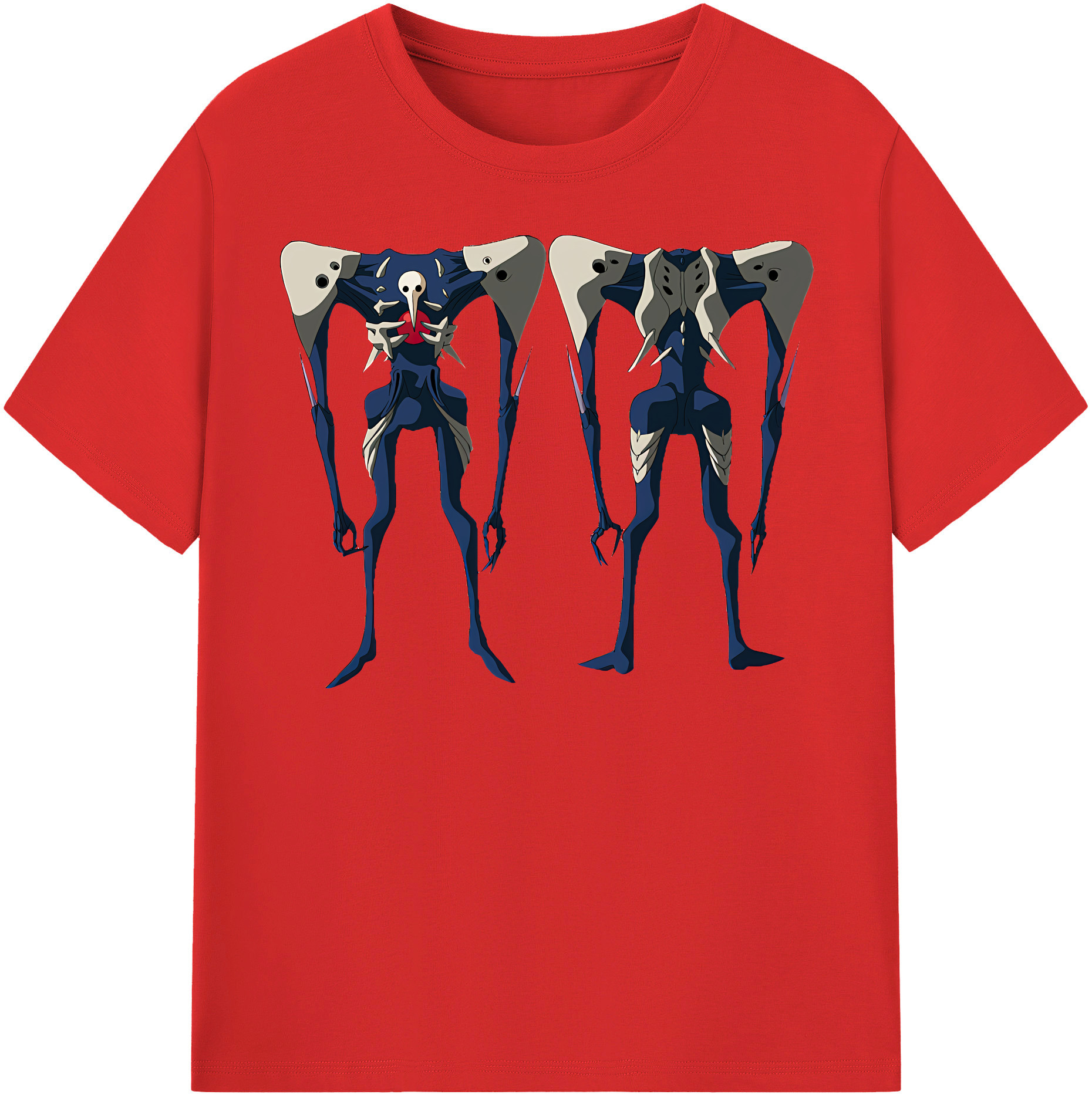 （画像用） EVA 新世紀エヴァンゲリオン レディースカジュアルプリントTシャツ（綿100％）
