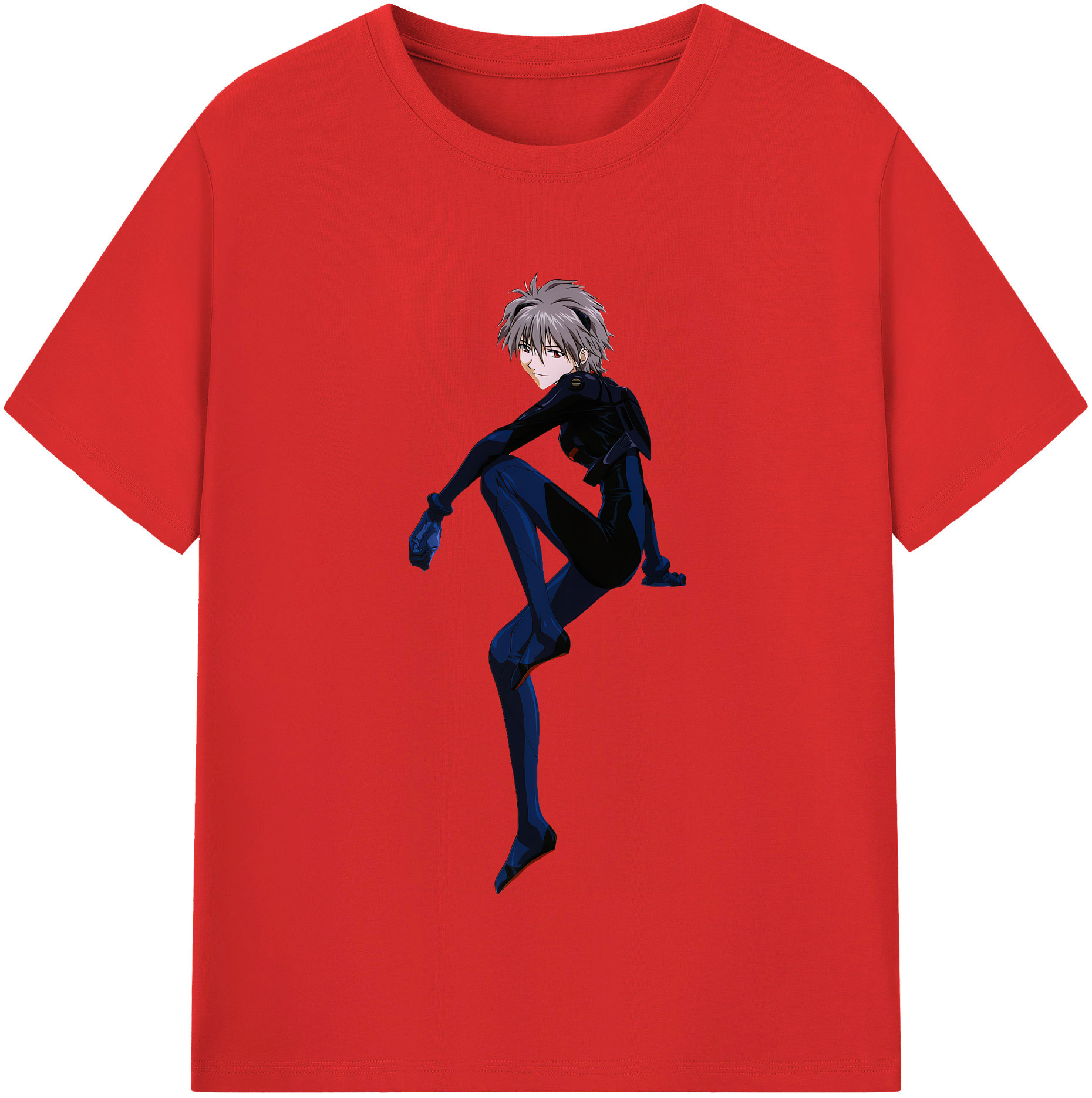 （画像用） EVA 新世紀エヴァンゲリオン レディースカジュアルプリントTシャツ（綿100％）