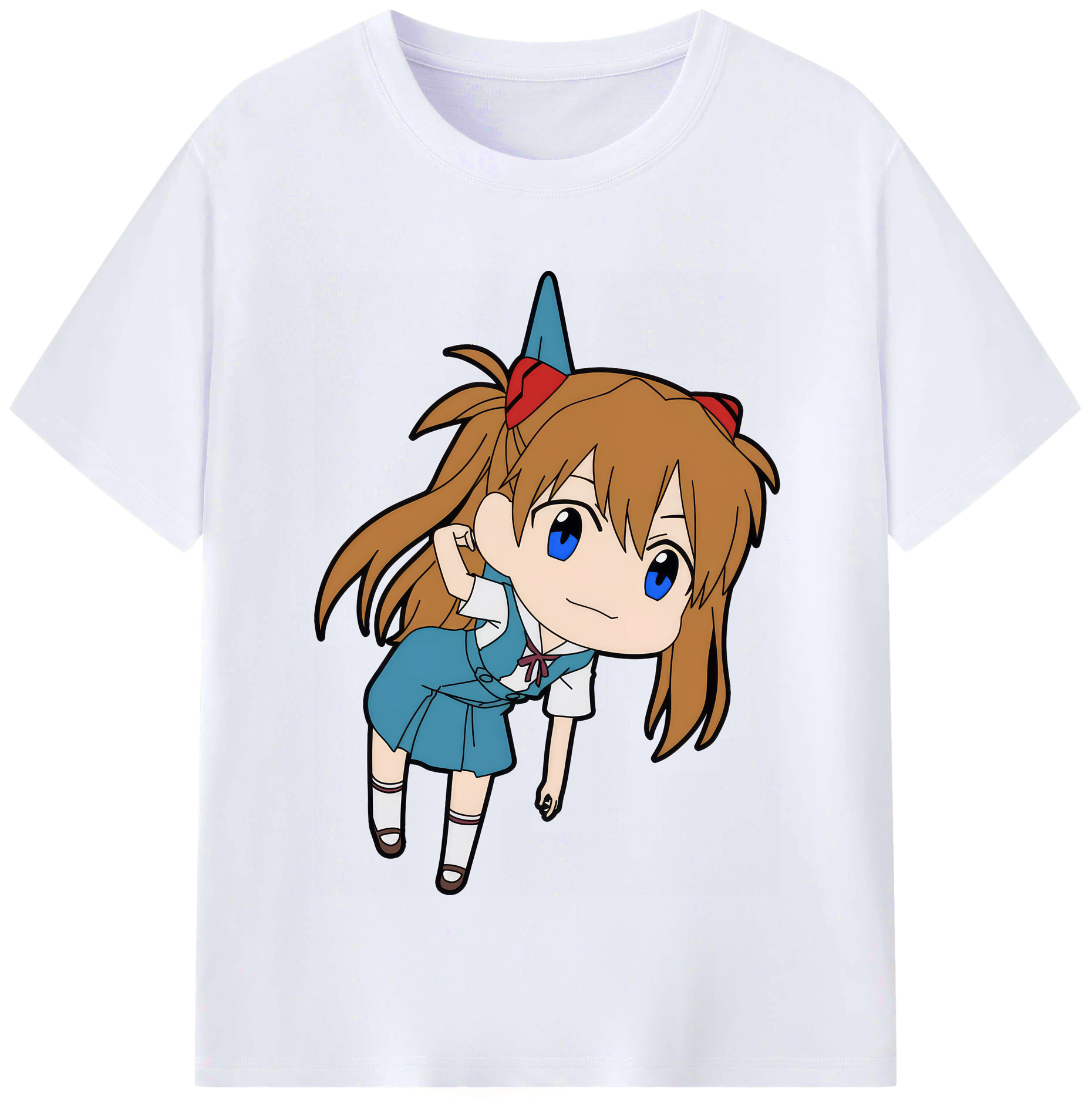 （画像用） EVA 新世紀エヴァンゲリオン レディースカジュアルプリントTシャツ（綿100％）