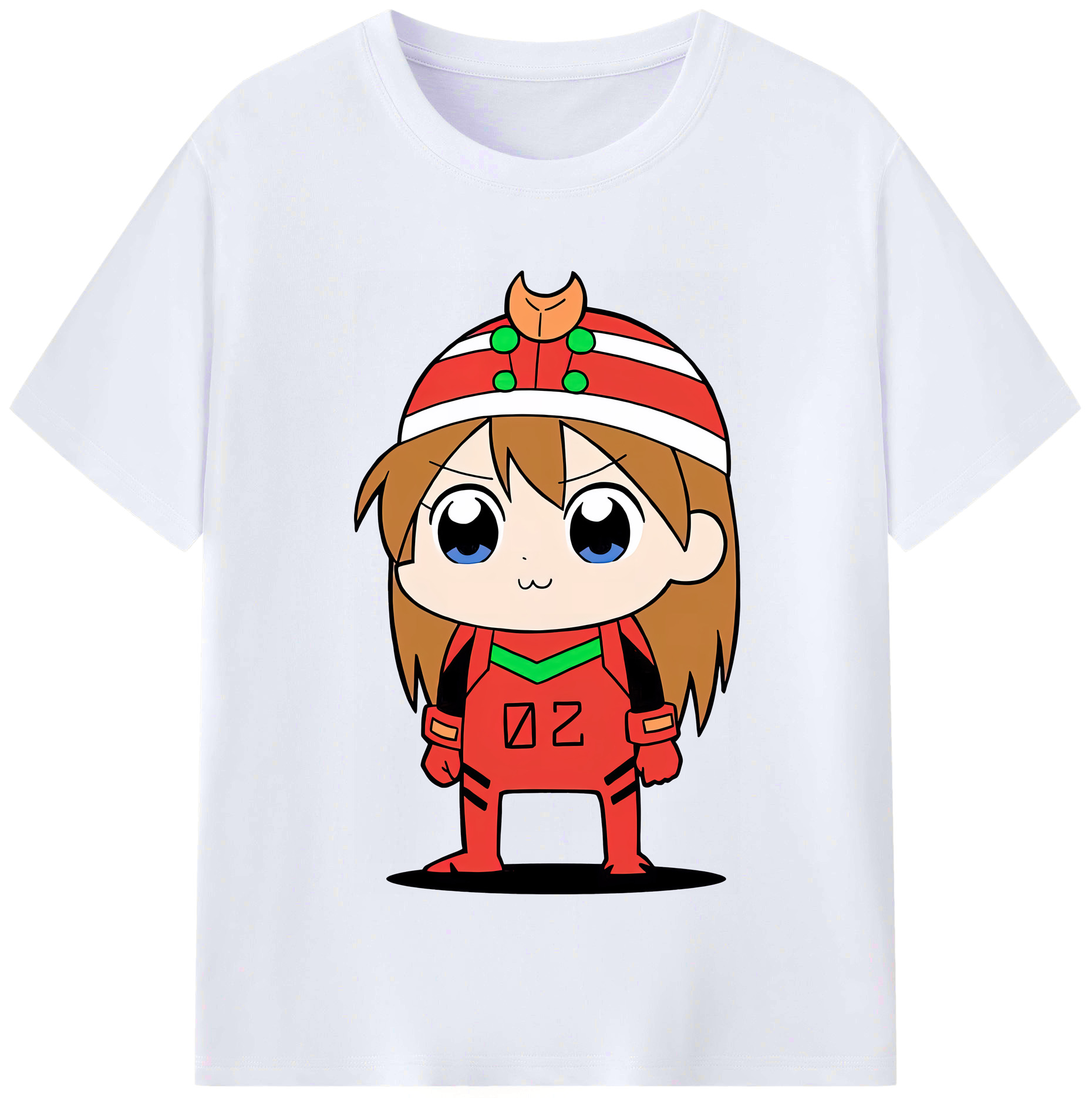 （画像用） EVA 新世紀エヴァンゲリオン レディースカジュアルプリントTシャツ（綿100％）