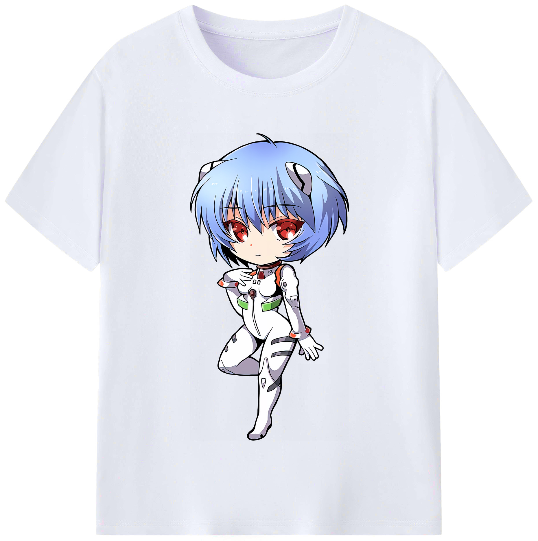 （画像用） EVA 新世紀エヴァンゲリオン レディースカジュアルプリントTシャツ（綿100％）