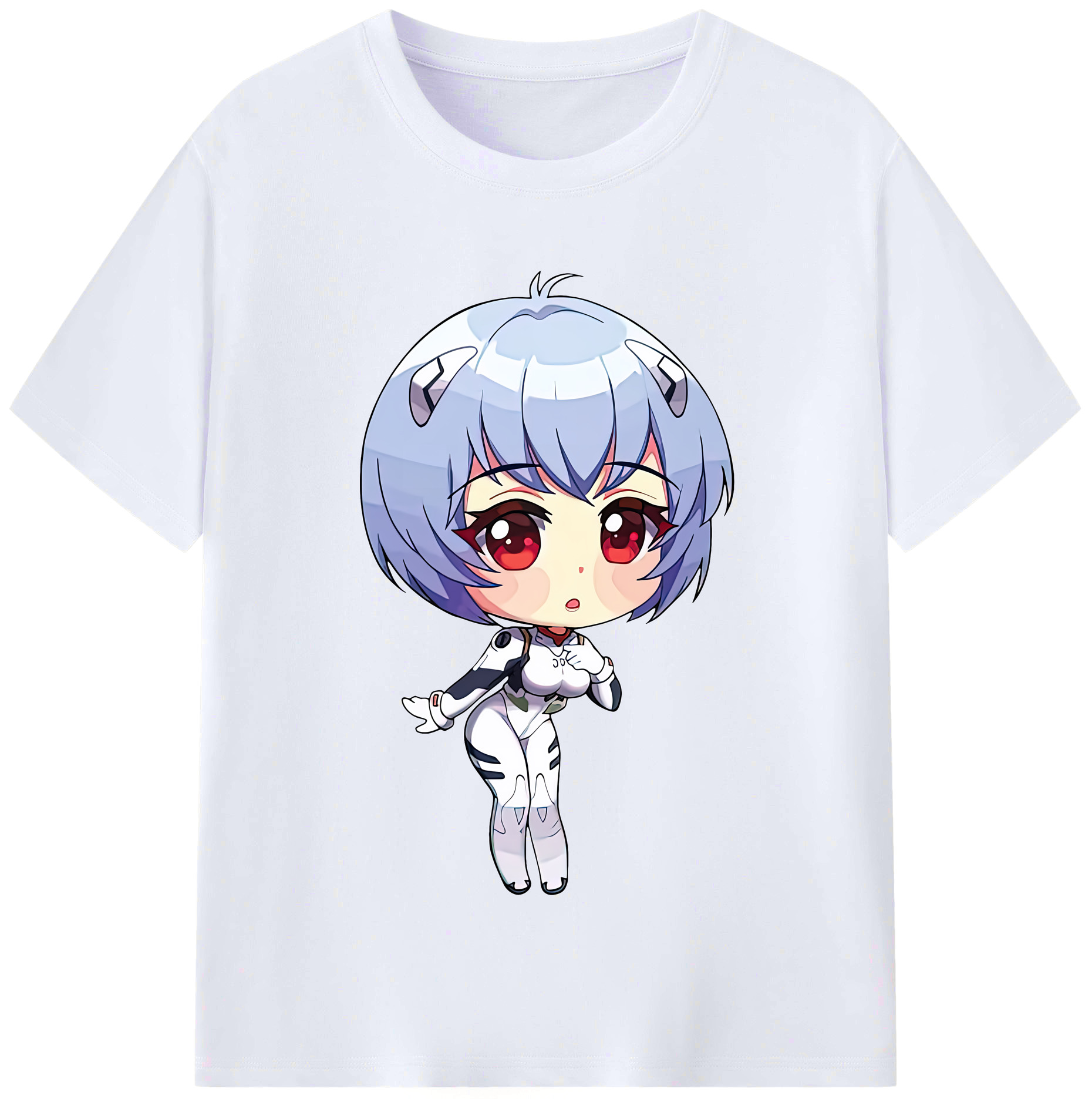 （画像用） EVA 新世紀エヴァンゲリオン レディースカジュアルプリントTシャツ（綿100％）