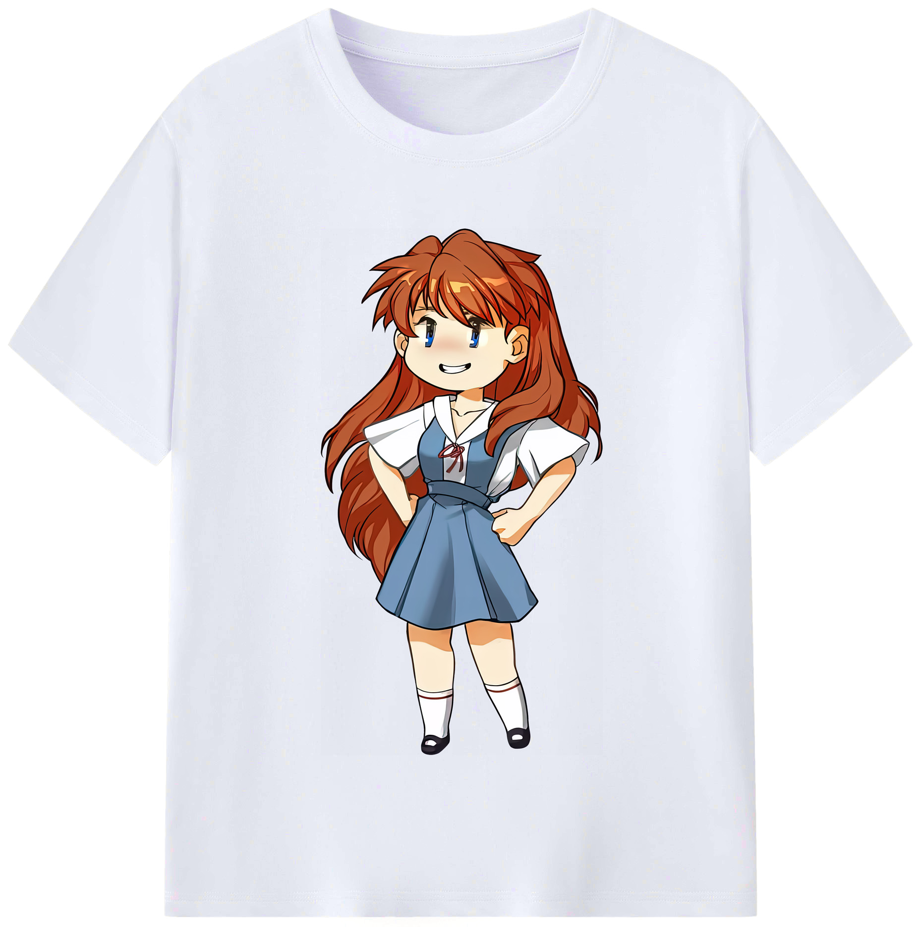 （画像用） EVA 新世紀エヴァンゲリオン レディースカジュアルプリントTシャツ（綿100％）