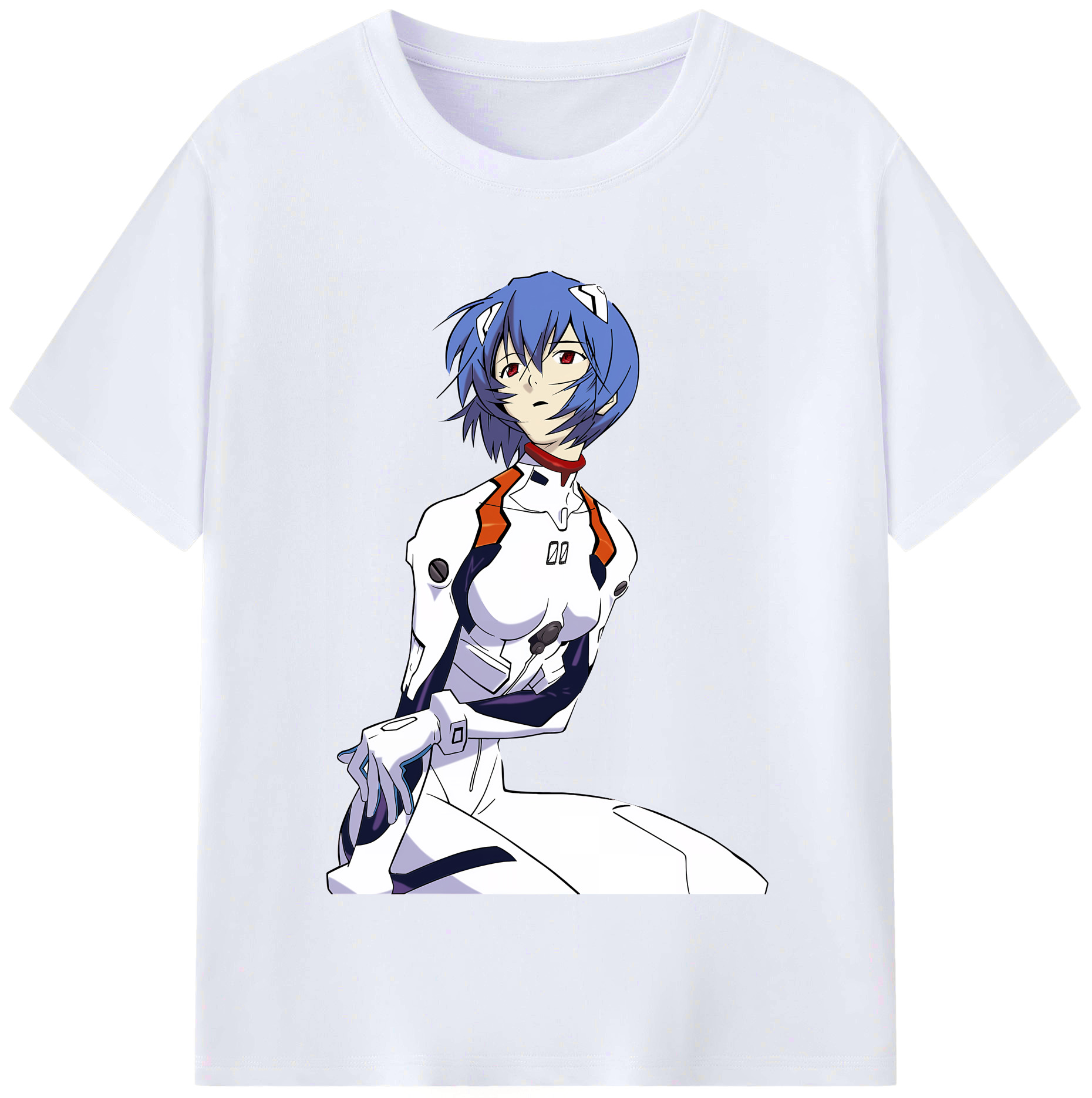 （画像用） EVA 新世紀エヴァンゲリオン レディースカジュアルプリントTシャツ（綿100％）
