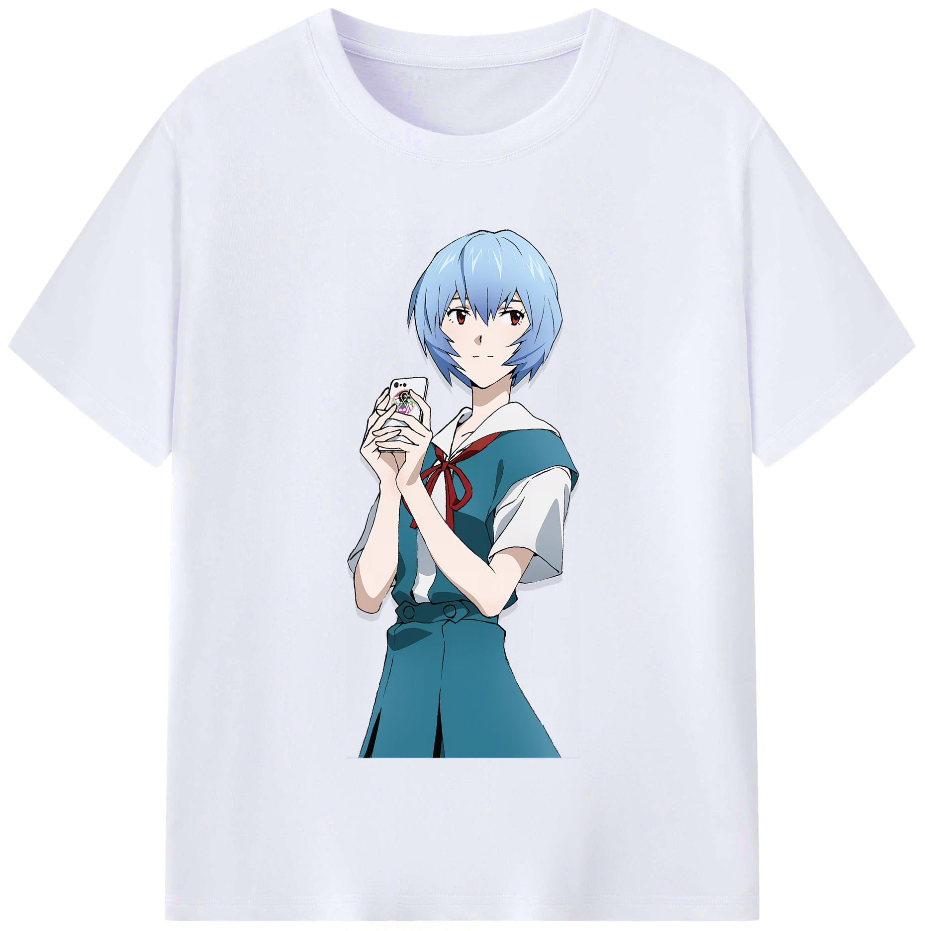 （画像用） EVA 新世紀エヴァンゲリオン レディースカジュアルプリントTシャツ（綿100％）