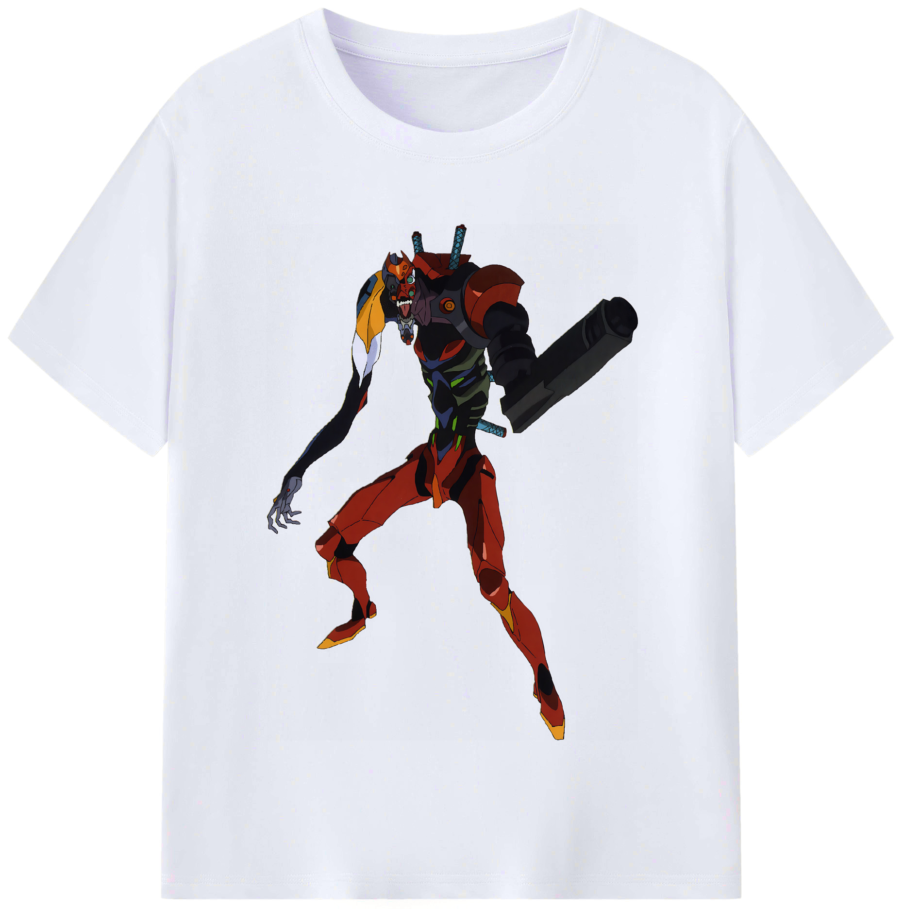 （画像用） EVA 新世紀エヴァンゲリオン レディースカジュアルプリントTシャツ（綿100％）