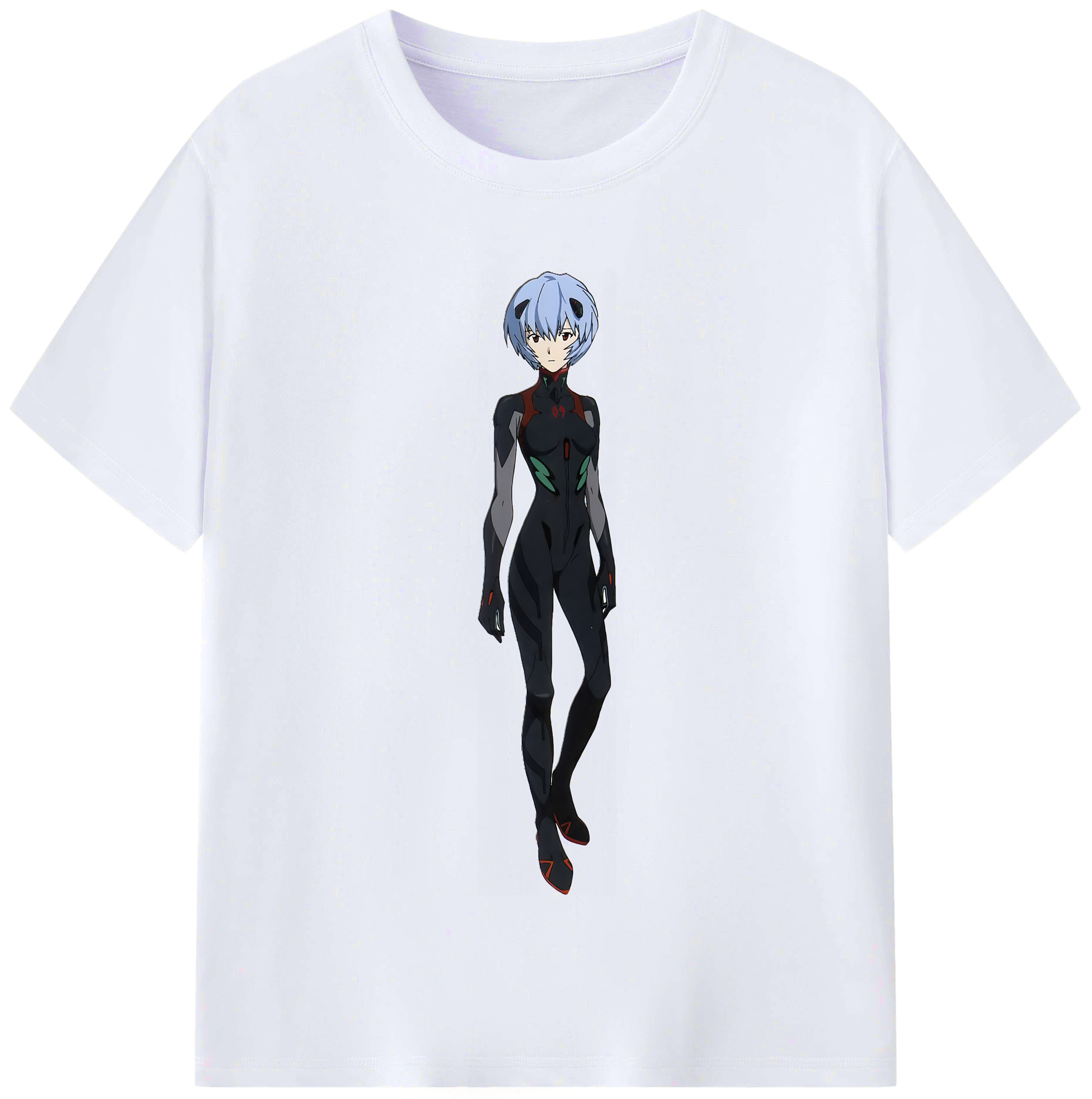 （画像用） EVA 新世紀エヴァンゲリオン レディースカジュアルプリントTシャツ（綿100％）