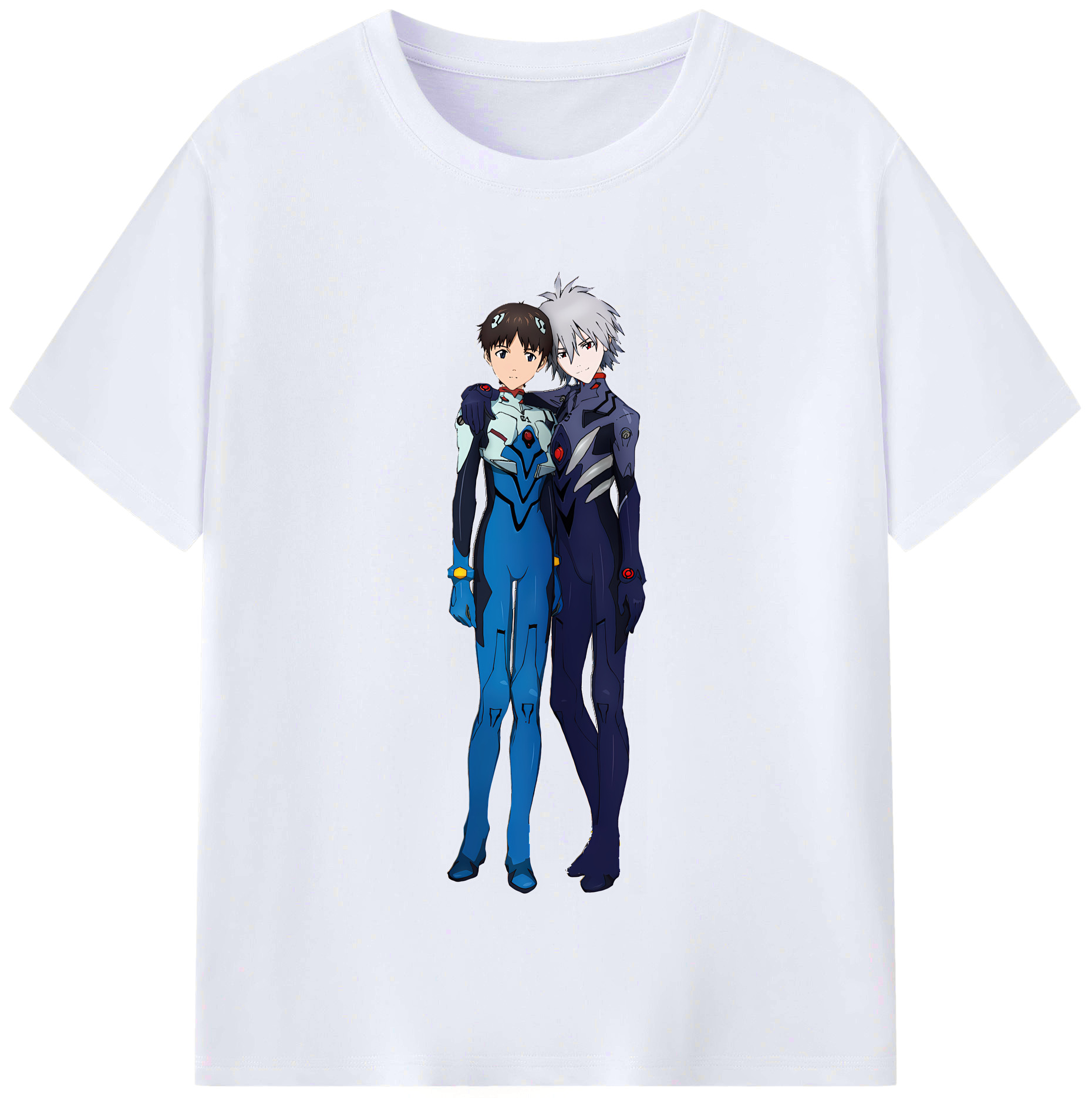（画像用） EVA 新世紀エヴァンゲリオン レディースカジュアルプリントTシャツ（綿100％）