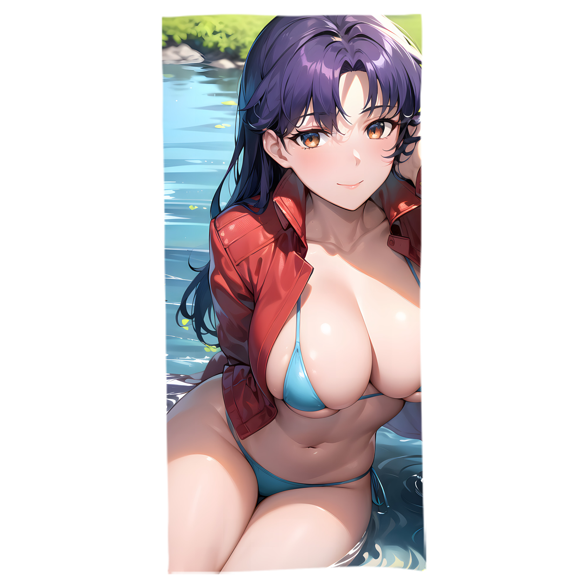 （画像用） EVA 新世紀エヴァンゲリオン 大判バスタオル 70×140cm 吸水速乾 柔らかい肌触り