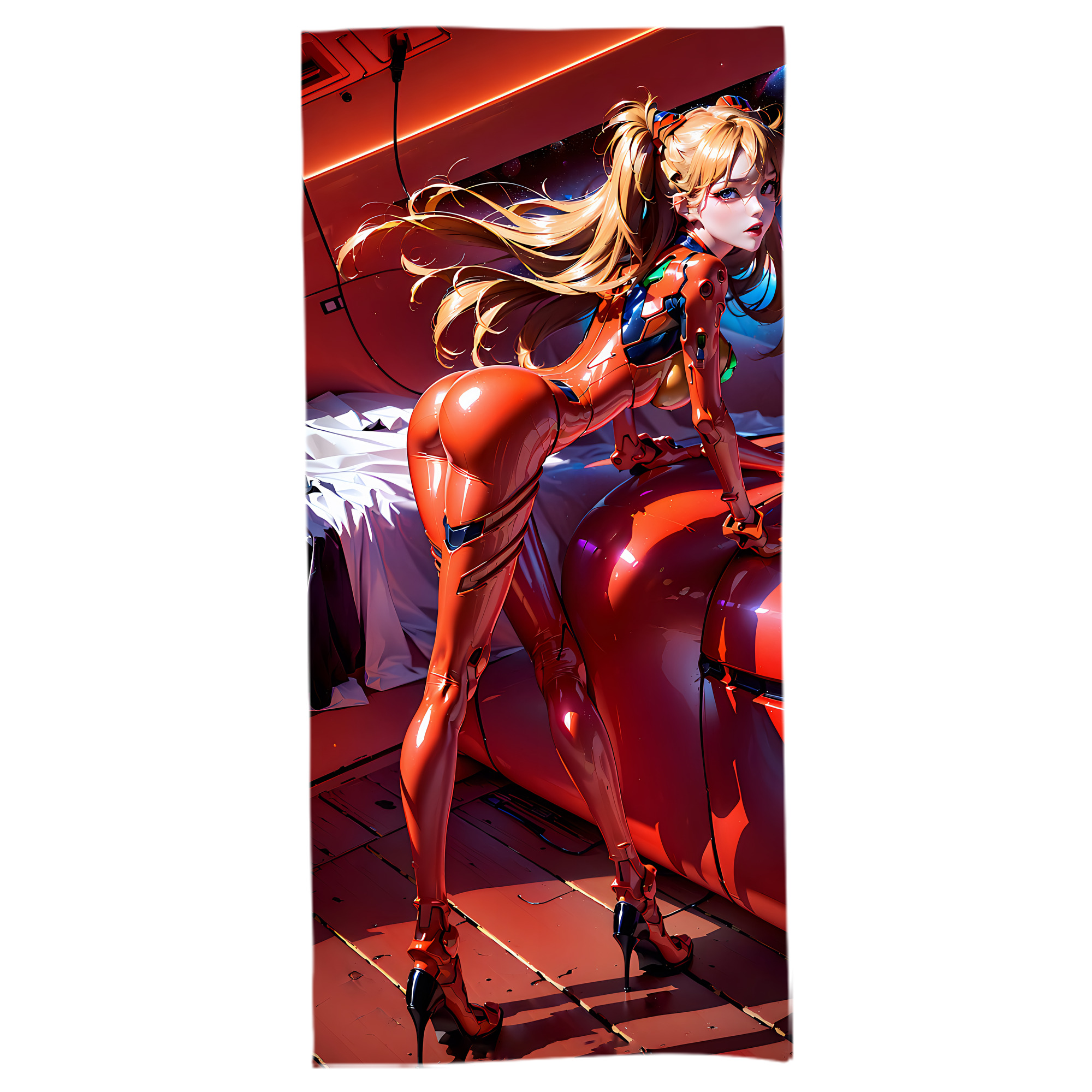 （画像用） EVA 新世紀エヴァンゲリオン 大判バスタオル 70×140cm 吸水速乾 柔らかい肌触り