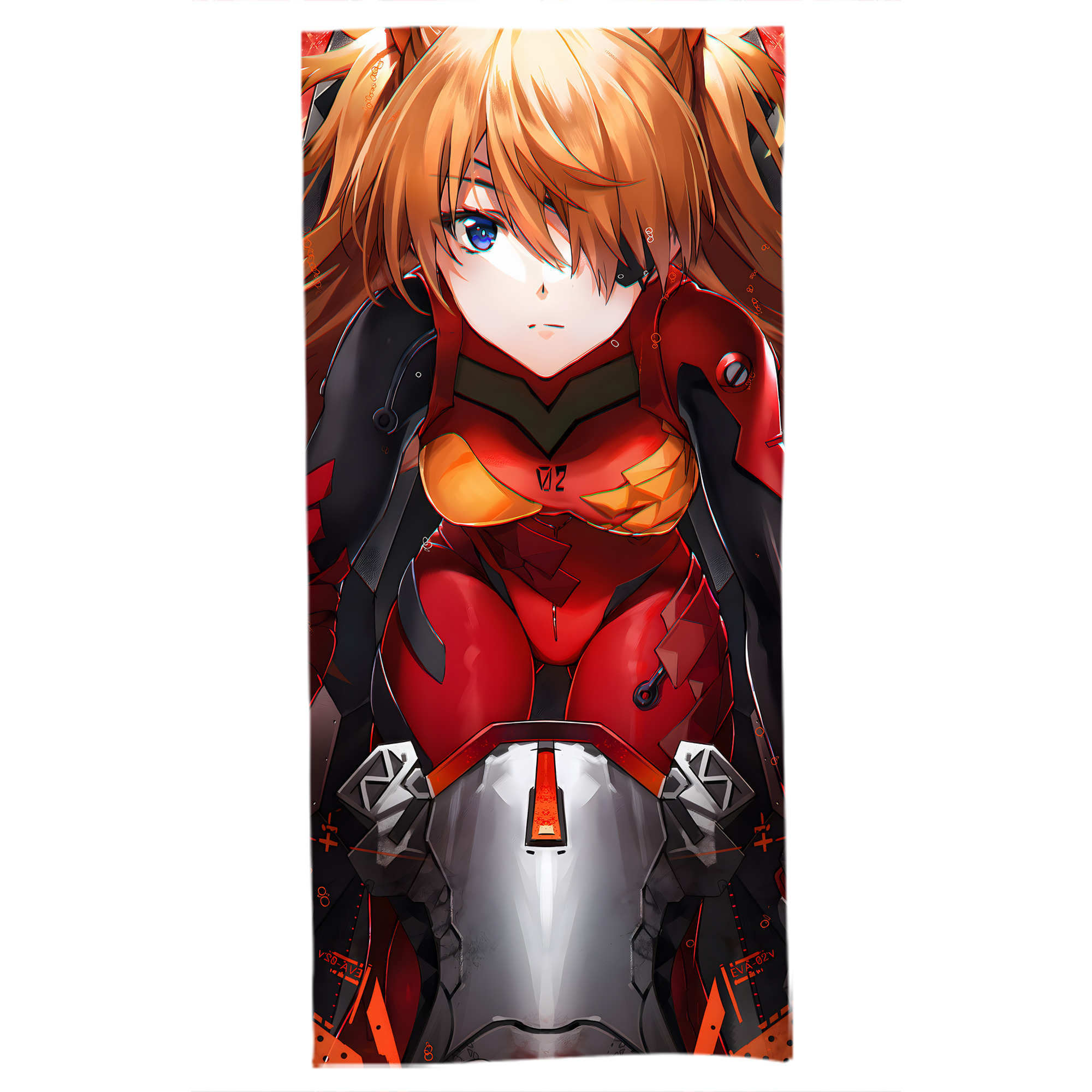 （画像用） EVA 新世紀エヴァンゲリオン 大判バスタオル 70×140cm 吸水速乾 柔らかい肌触り