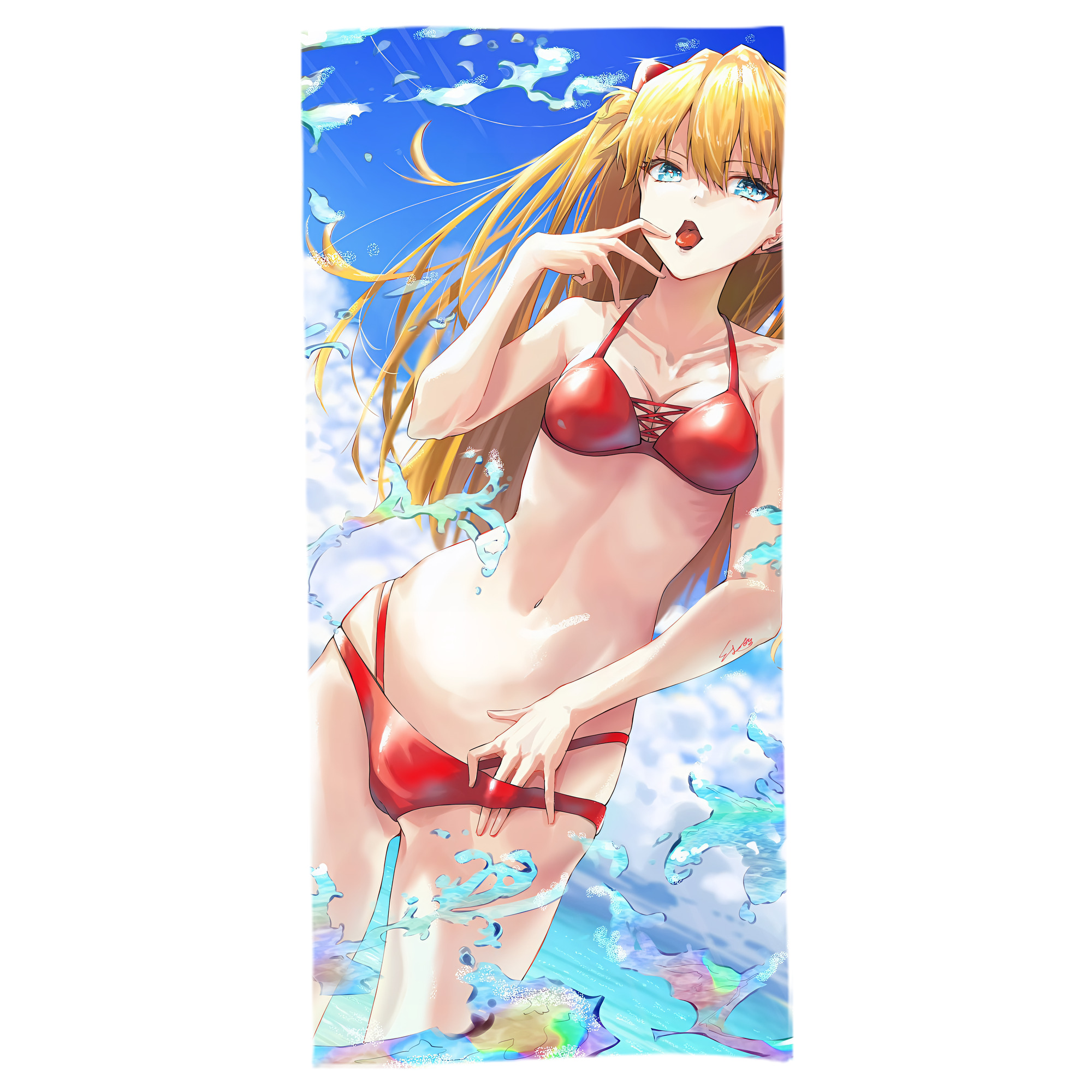 （画像用） EVA 新世紀エヴァンゲリオン 大判バスタオル 70×140cm 吸水速乾 柔らかい肌触り