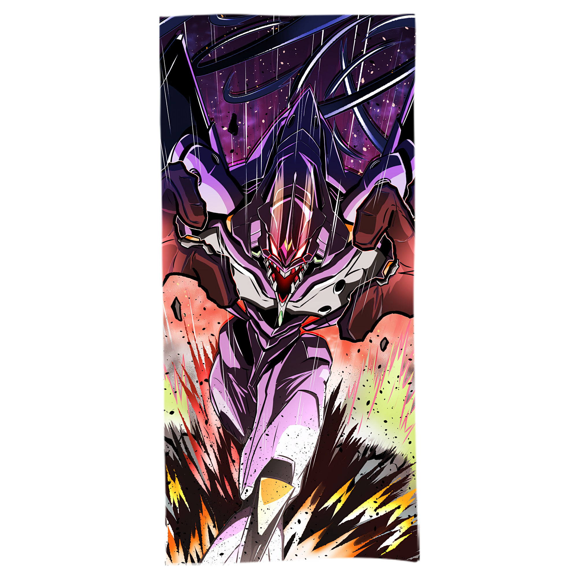 （画像用） EVA 新世紀エヴァンゲリオン 大判バスタオル 70×140cm 吸水速乾 柔らかい肌触り