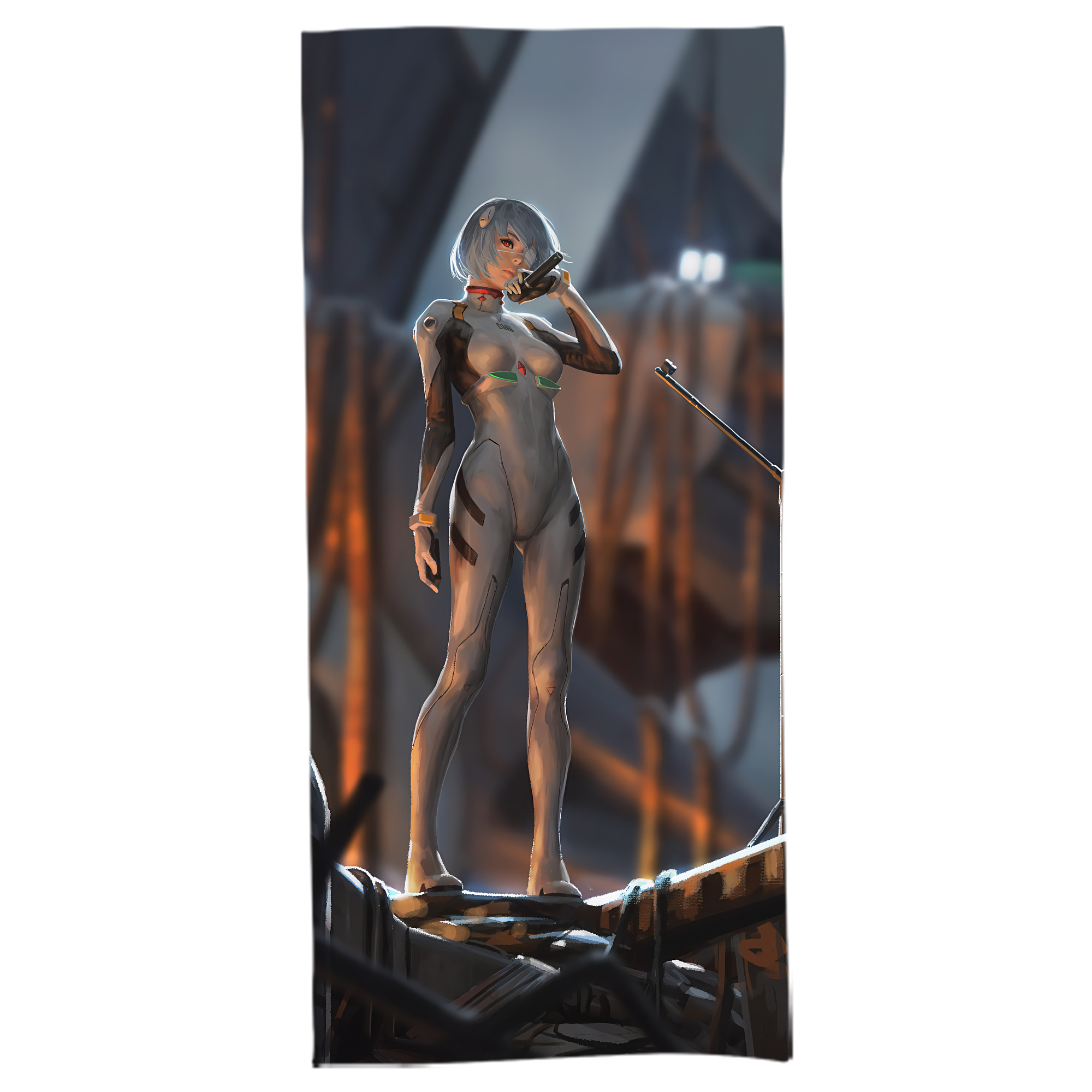 （画像用） EVA 新世紀エヴァンゲリオン 大判バスタオル 70×140cm 吸水速乾 柔らかい肌触り