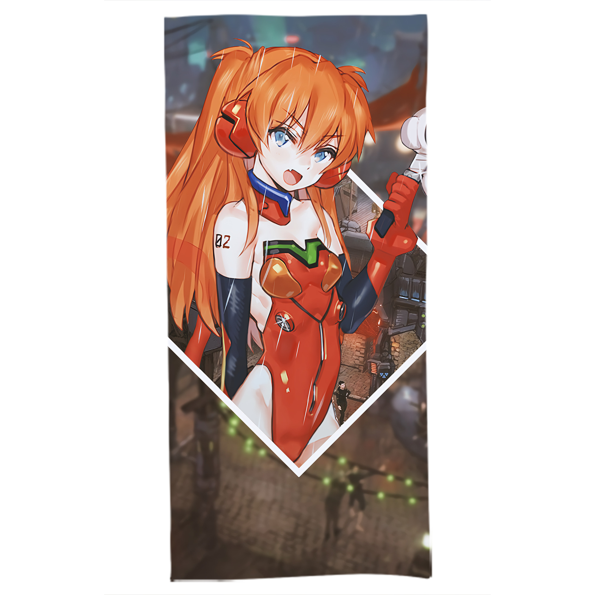 （画像用） EVA 新世紀エヴァンゲリオン 大判バスタオル 70×140cm 吸水速乾 柔らかい肌触り
