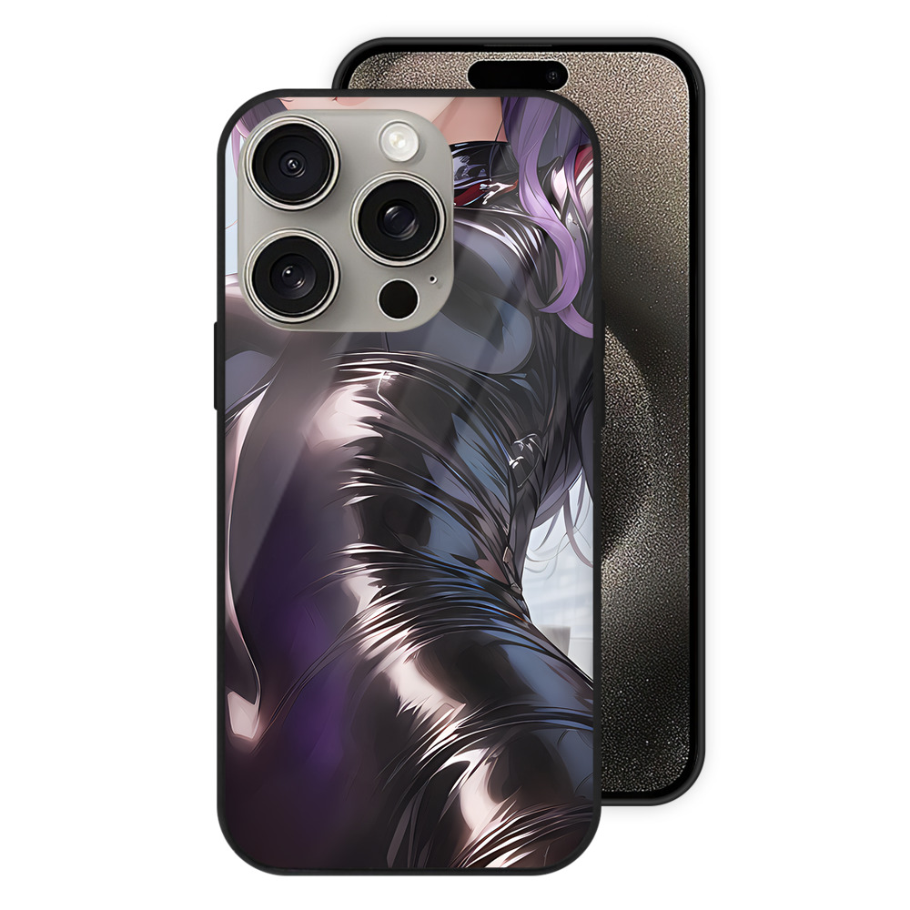 （画像用） EVA 新世紀エヴァンゲリオン 【iPhone15Pro対応】スマホケース 耐衝撃＆黄変防止 背面ガラス