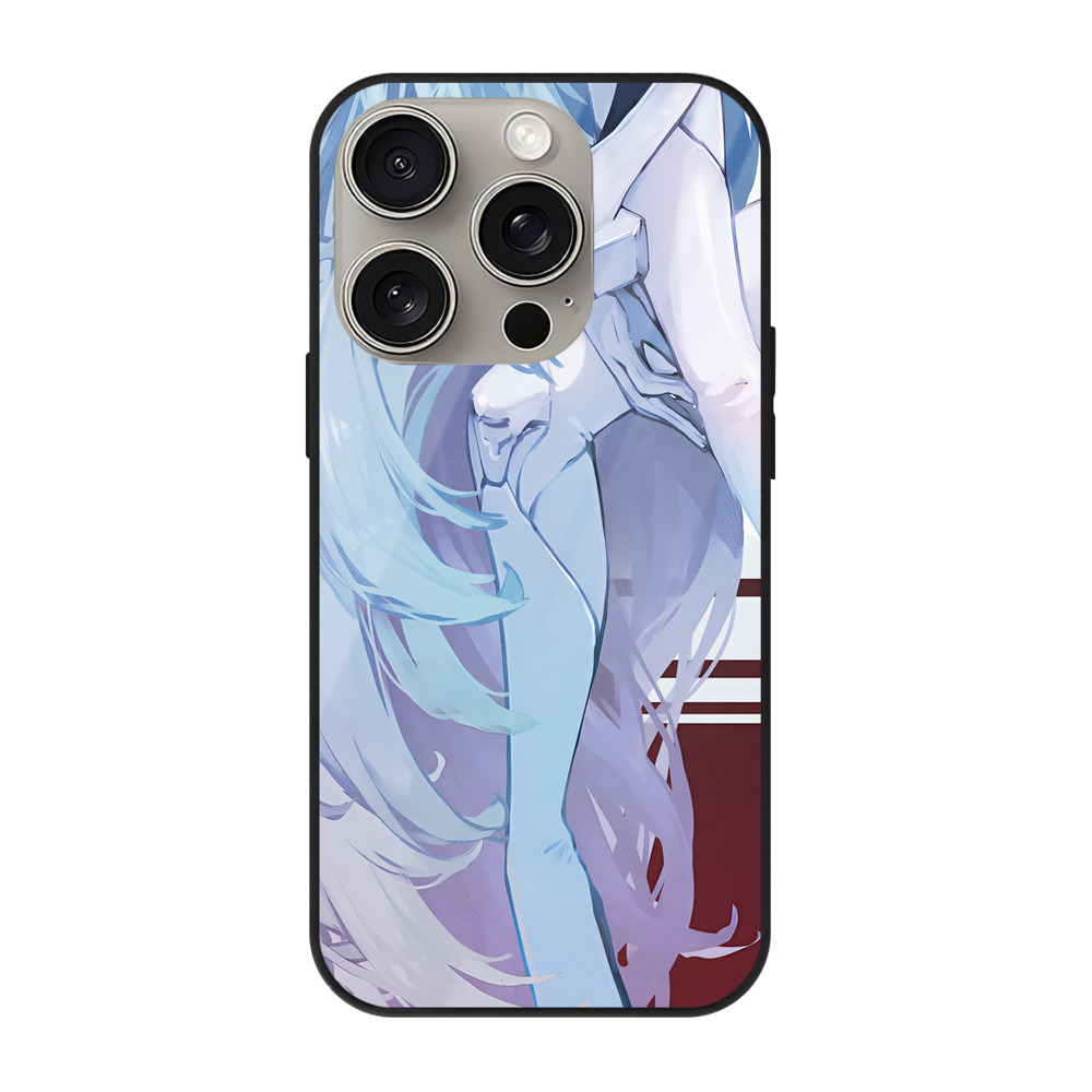 （画像用） EVA 新世紀エヴァンゲリオン 【iPhone15Pro対応】スマホケース 耐衝撃＆黄変防止 背面ガラス