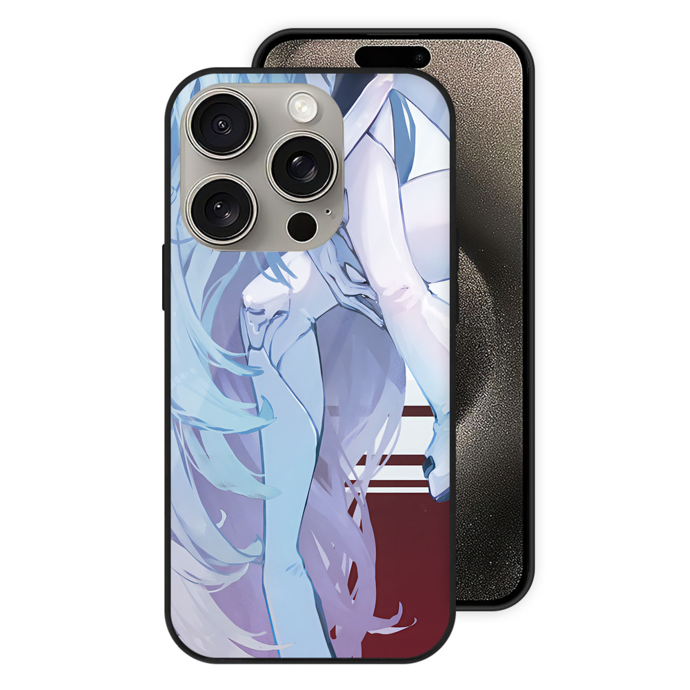 （画像用） EVA 新世紀エヴァンゲリオン 【iPhone15Pro対応】スマホケース 耐衝撃＆黄変防止 背面ガラス