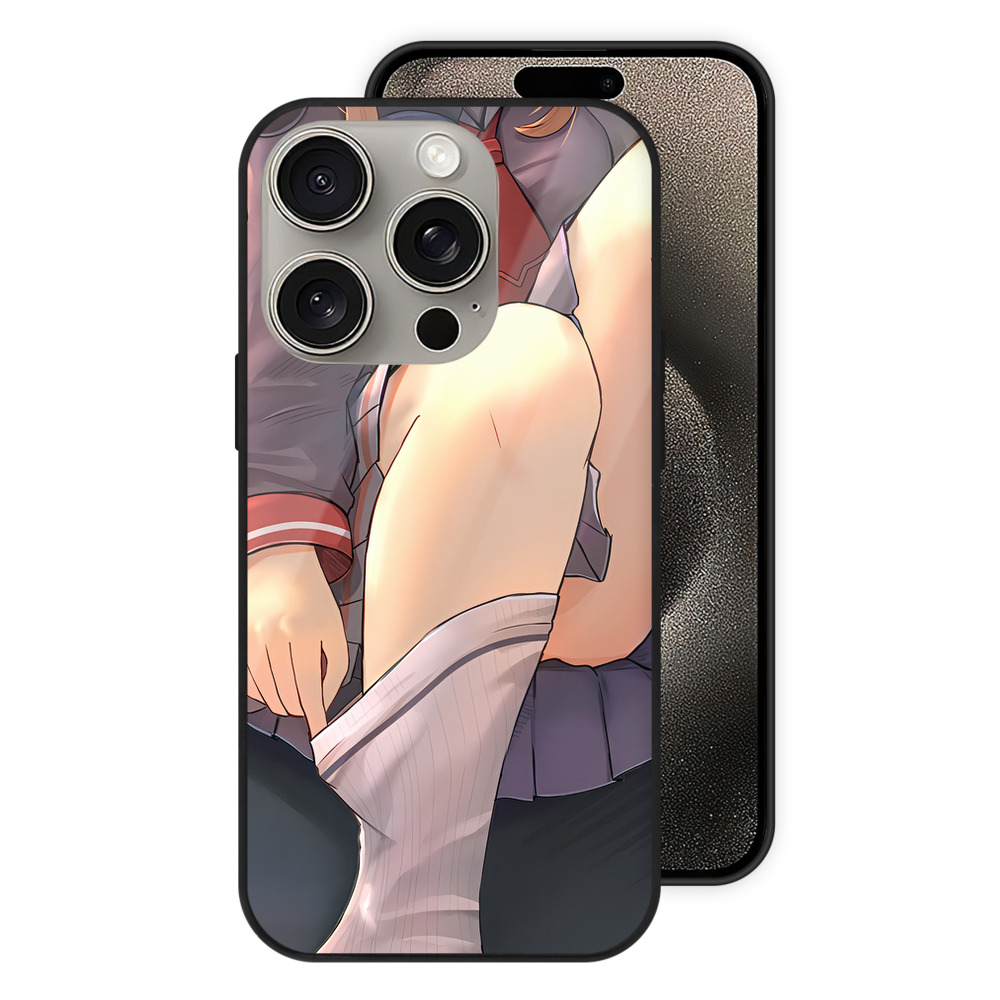 （画像用） EVA 新世紀エヴァンゲリオン 【iPhone15Pro対応】スマホケース 耐衝撃＆黄変防止 背面ガラス