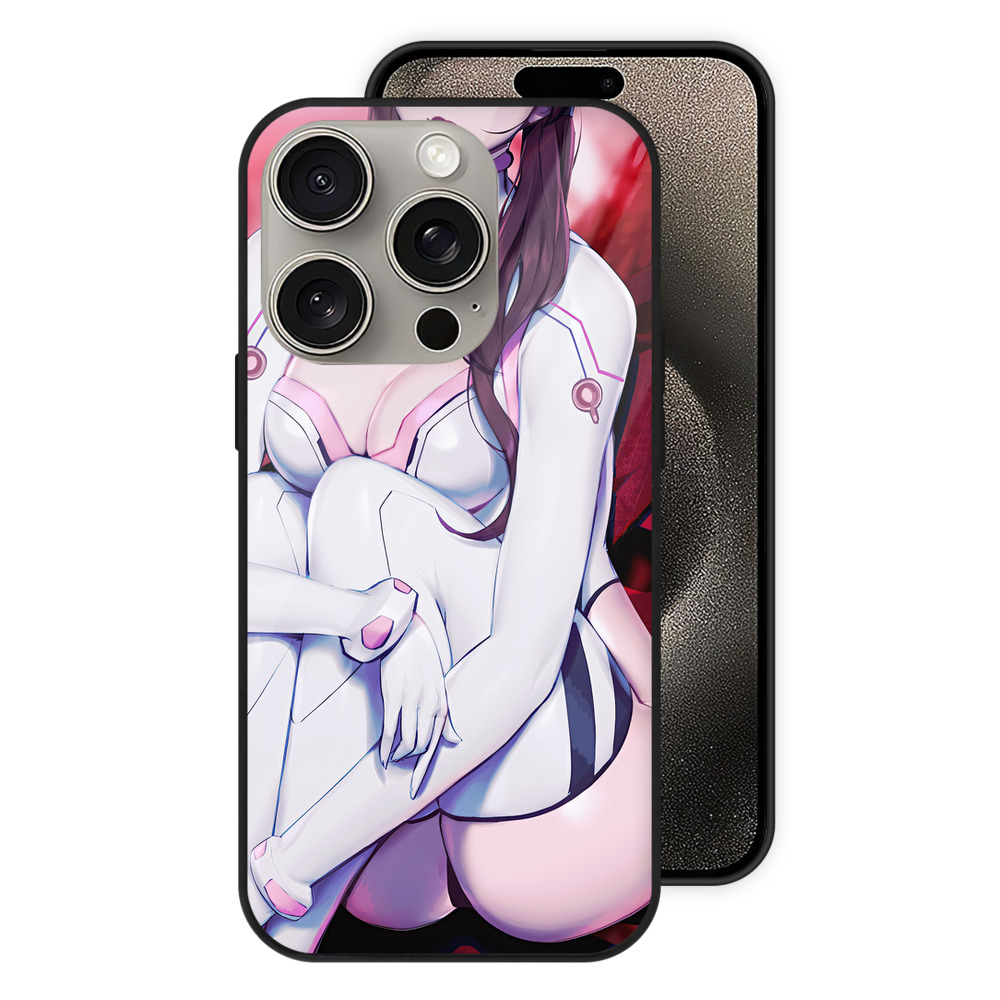 （画像用） EVA 新世紀エヴァンゲリオン 【iPhone15Pro対応】スマホケース 耐衝撃＆黄変防止 背面ガラス