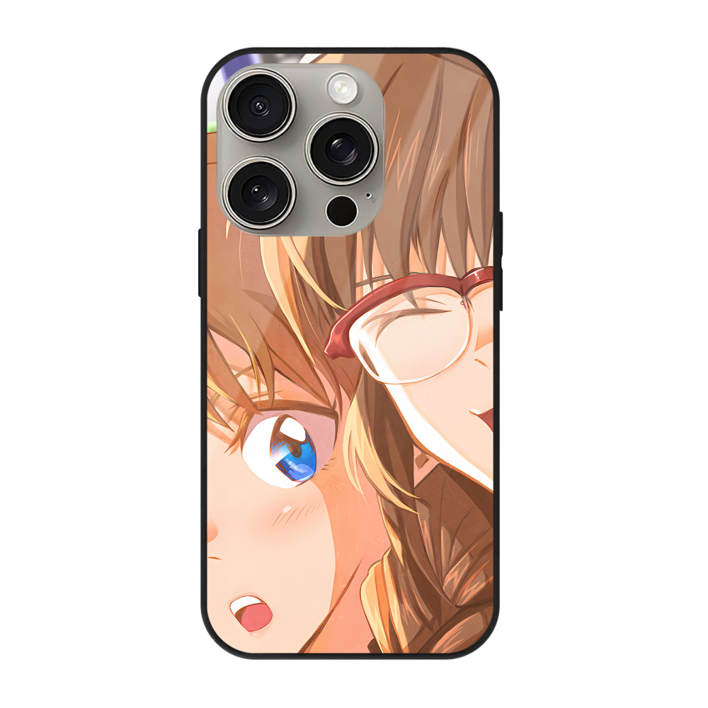 （画像用） EVA 新世紀エヴァンゲリオン 【iPhone15Pro対応】スマホケース 耐衝撃＆黄変防止 背面ガラス