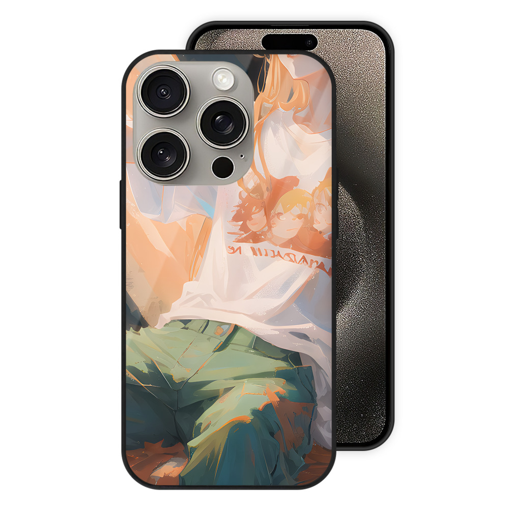 （画像用） EVA 新世紀エヴァンゲリオン 【iPhone15Pro対応】スマホケース 耐衝撃＆黄変防止 背面ガラス