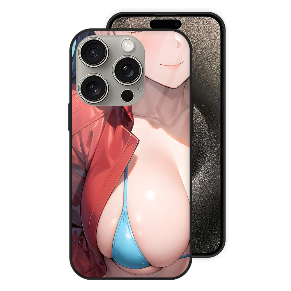 （画像用） EVA 新世紀エヴァンゲリオン 【iPhone15Pro対応】スマホケース 耐衝撃＆黄変防止 背面ガラス