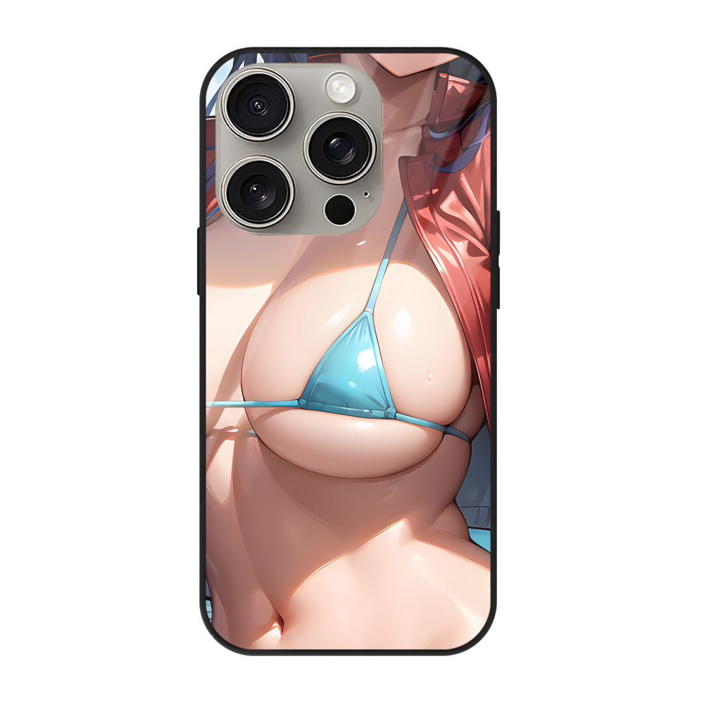 （画像用） EVA 新世紀エヴァンゲリオン 【iPhone15Pro対応】スマホケース 耐衝撃＆黄変防止 背面ガラス