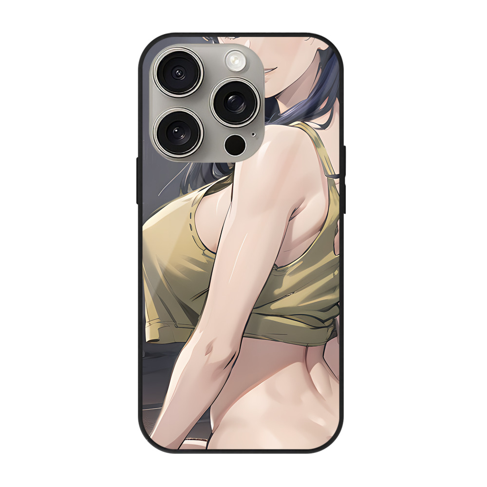 （画像用） EVA 新世紀エヴァンゲリオン 【iPhone15Pro対応】スマホケース 耐衝撃＆黄変防止 背面ガラス