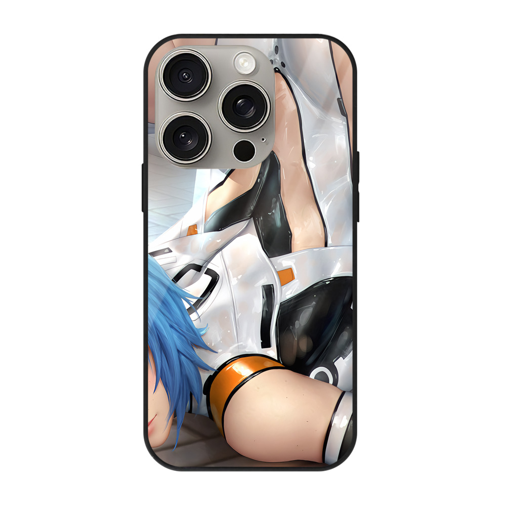 （画像用） EVA 新世紀エヴァンゲリオン 【iPhone15Pro対応】スマホケース 耐衝撃＆黄変防止 背面ガラス