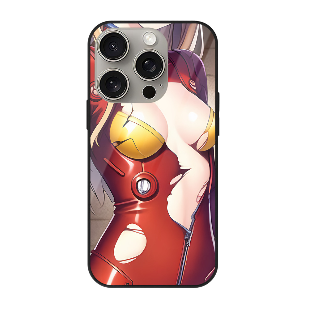 （画像用） EVA 新世紀エヴァンゲリオン 【iPhone15Pro対応】スマホケース 耐衝撃＆黄変防止 背面ガラス