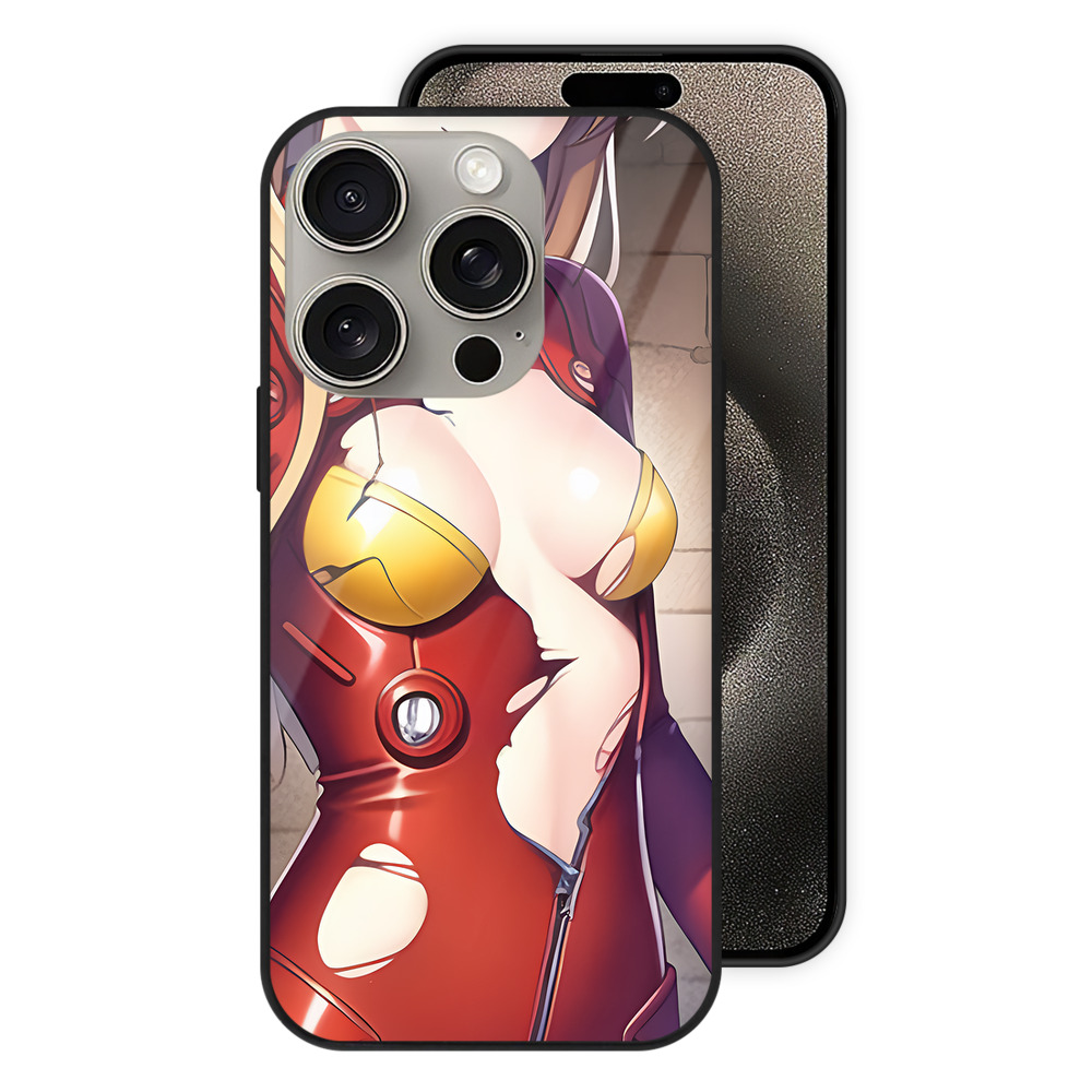 （画像用） EVA 新世紀エヴァンゲリオン 【iPhone15Pro対応】スマホケース 耐衝撃＆黄変防止 背面ガラス