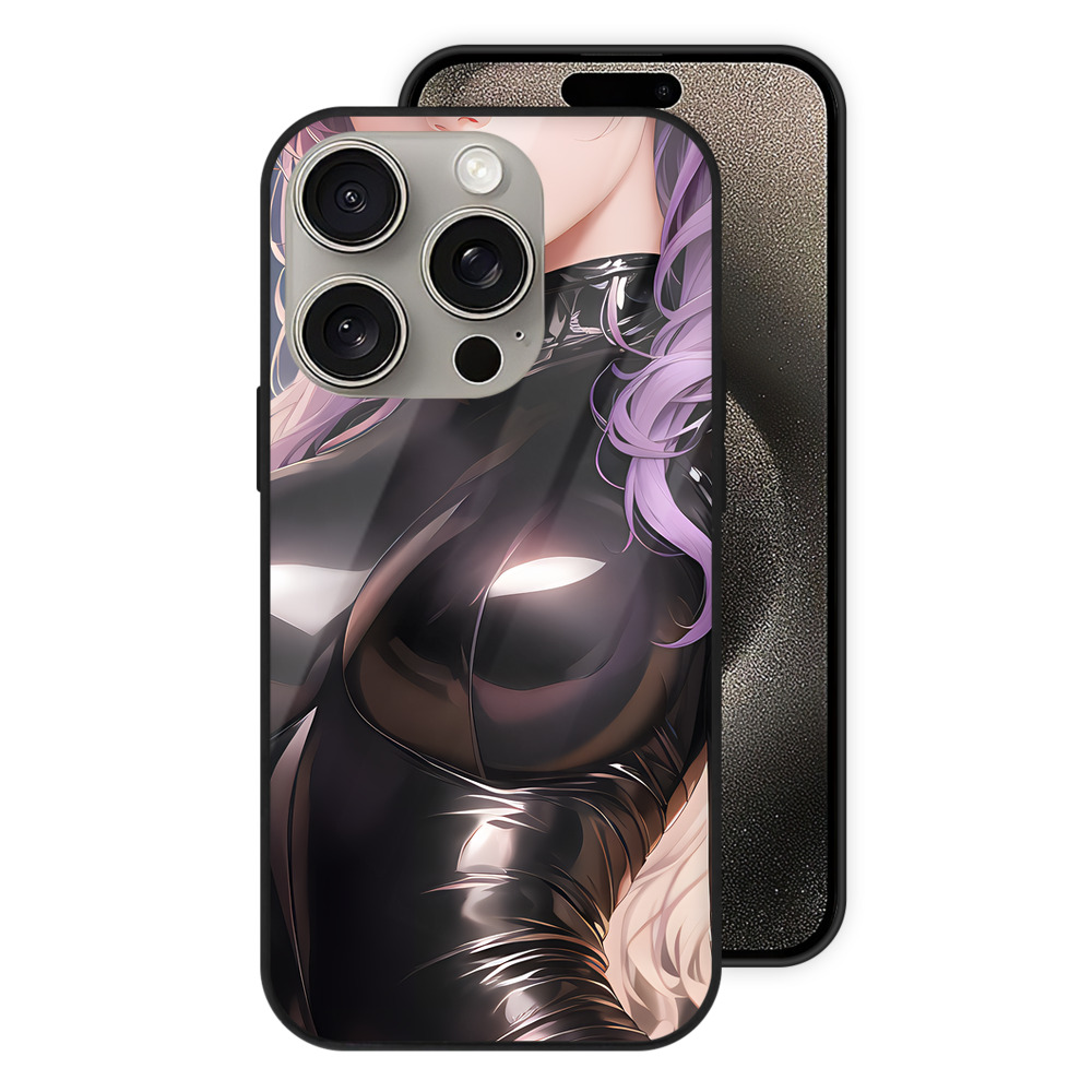 （画像用） EVA 新世紀エヴァンゲリオン 【iPhone15Pro対応】スマホケース 耐衝撃＆黄変防止 背面ガラス