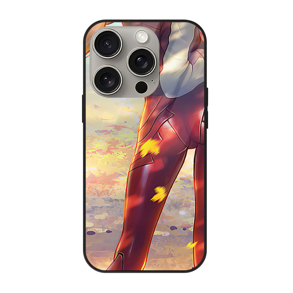 （画像用） EVA 新世紀エヴァンゲリオン 【iPhone15Pro対応】スマホケース 耐衝撃＆黄変防止 背面ガラス