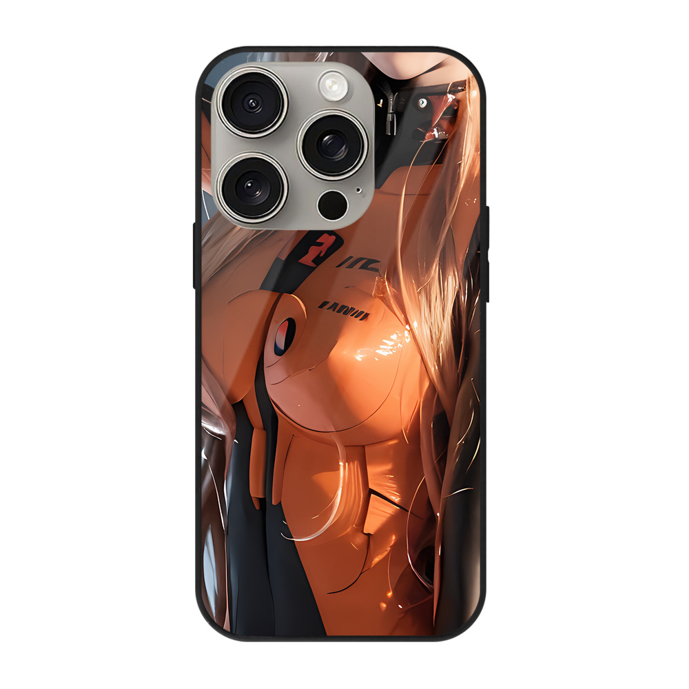 （画像用） EVA 新世紀エヴァンゲリオン 【iPhone15Pro対応】スマホケース 耐衝撃＆黄変防止 背面ガラス