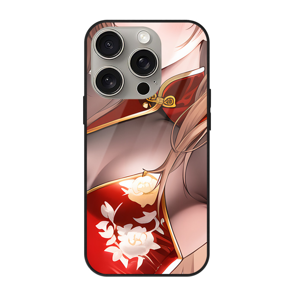 （画像用） EVA 新世紀エヴァンゲリオン 【iPhone15Pro対応】スマホケース 耐衝撃＆黄変防止 背面ガラス