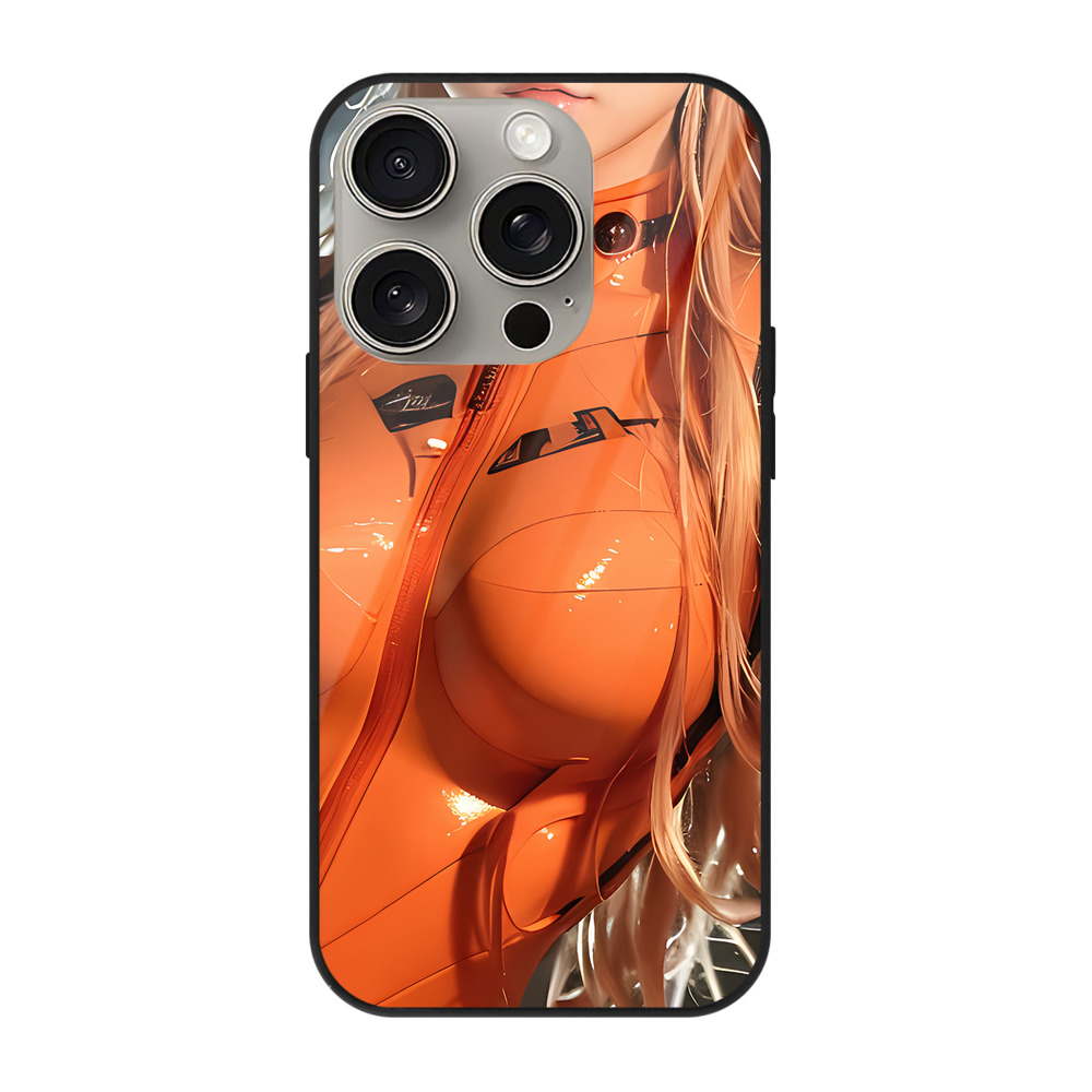 （画像用） EVA 新世紀エヴァンゲリオン 【iPhone15Pro対応】スマホケース 耐衝撃＆黄変防止 背面ガラス