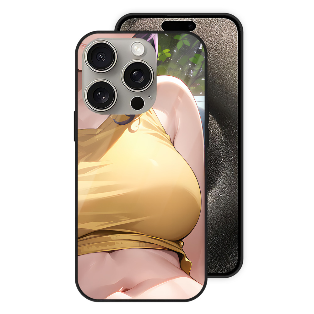 （画像用） EVA 新世紀エヴァンゲリオン 【iPhone15Pro対応】スマホケース 耐衝撃＆黄変防止 背面ガラス