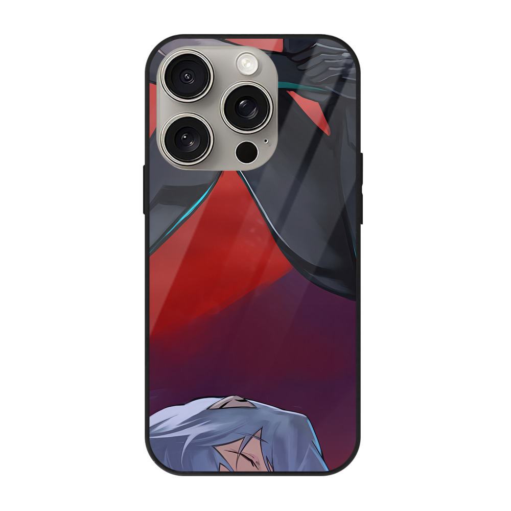 （画像用） EVA 新世紀エヴァンゲリオン 【iPhone15Pro対応】スマホケース 耐衝撃＆黄変防止 背面ガラス