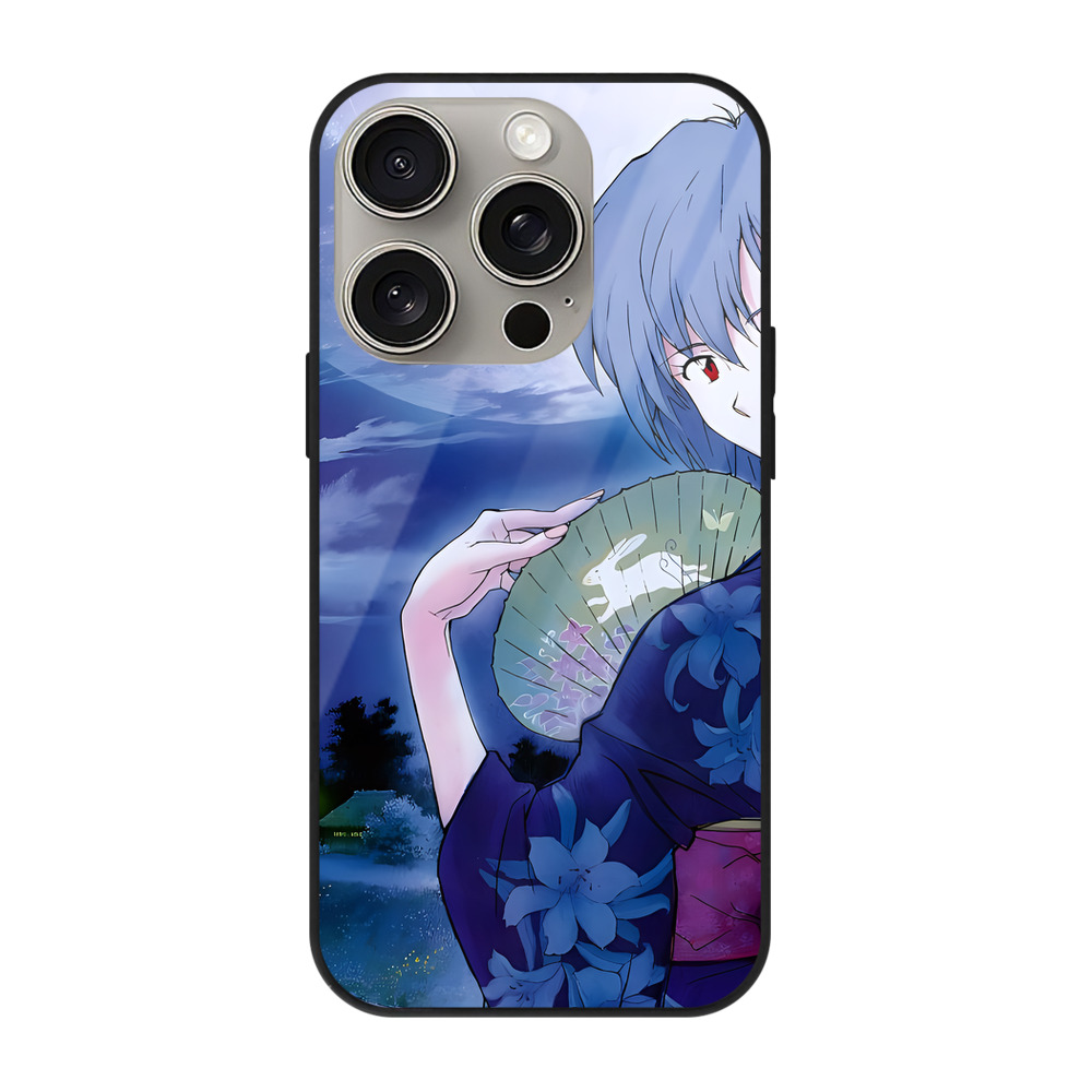 （画像用） EVA 新世紀エヴァンゲリオン 【iPhone15Pro対応】スマホケース 耐衝撃＆黄変防止 背面ガラス