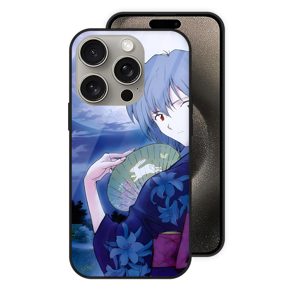 （画像用） EVA 新世紀エヴァンゲリオン 【iPhone15Pro対応】スマホケース 耐衝撃＆黄変防止 背面ガラス